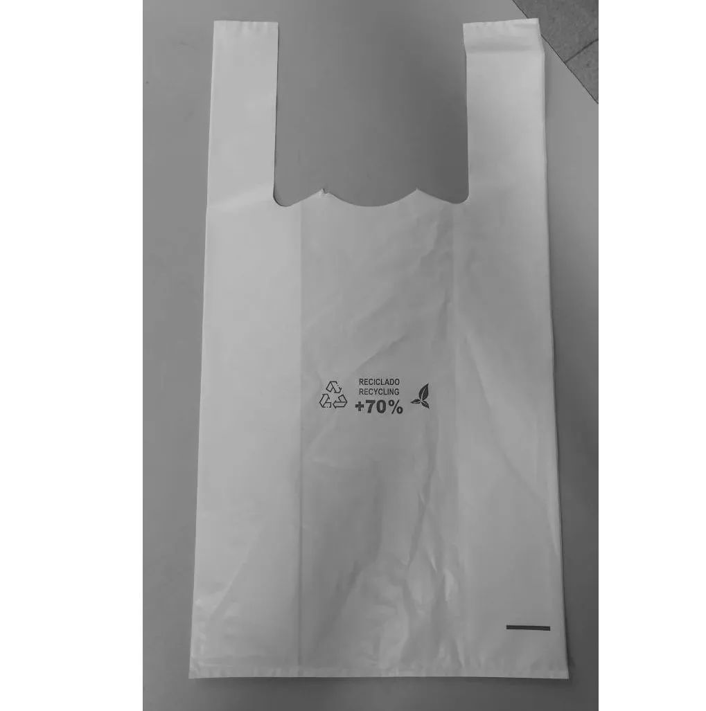 Una bolsa de papel blanca con la palabra farmacia escrita en ella.