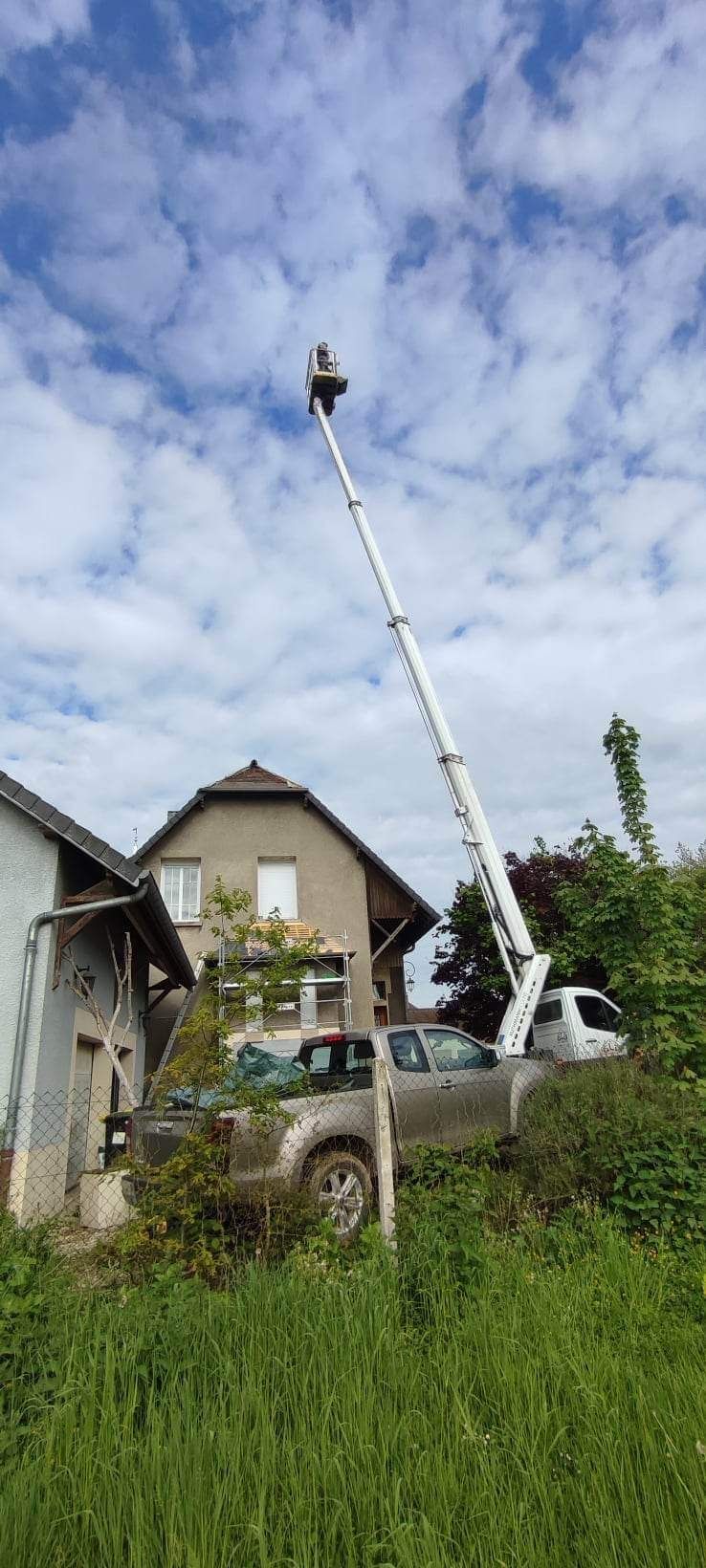 Nacelle avec véhicule