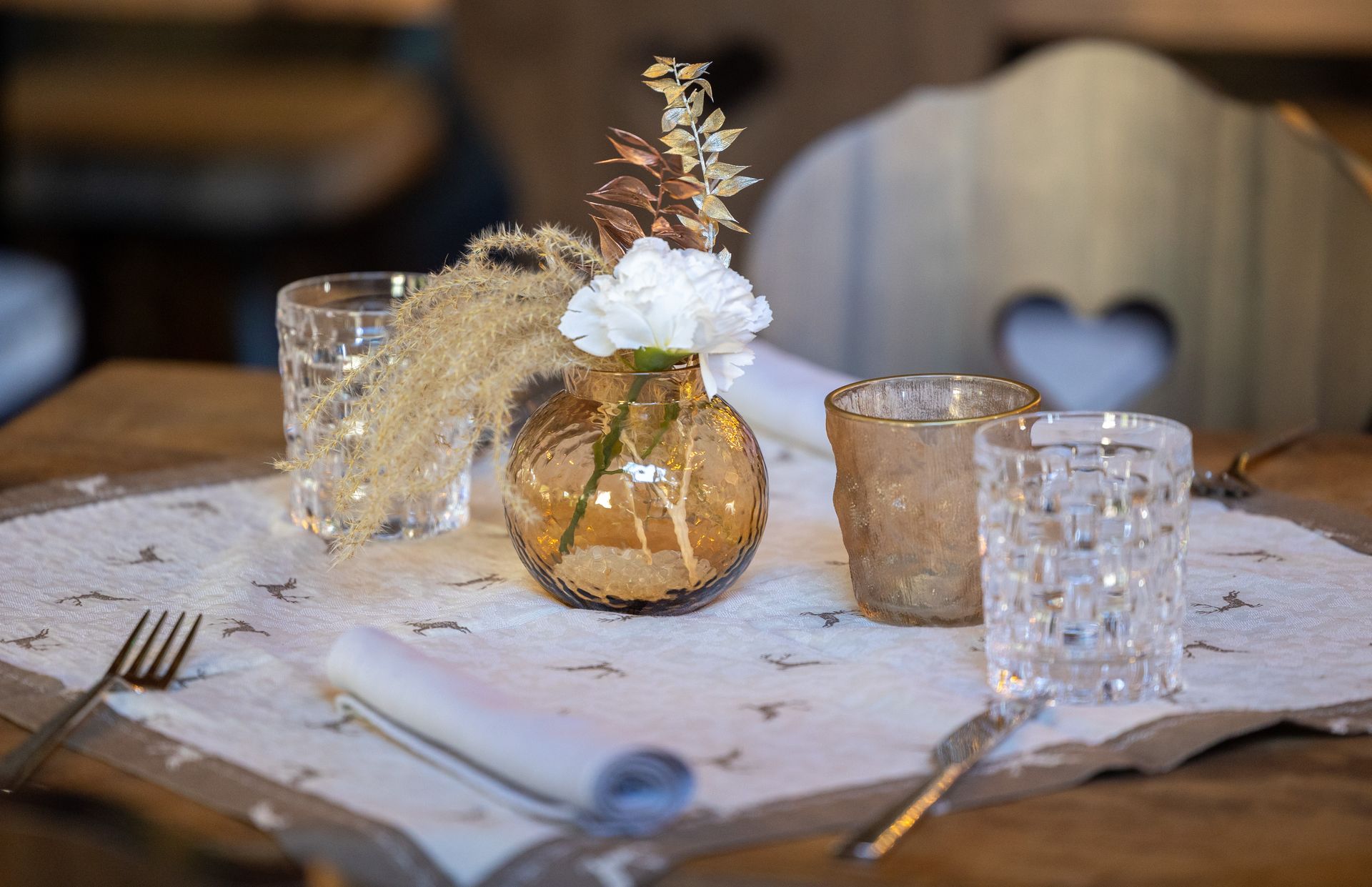 Grenz Alm - Tischdekoration