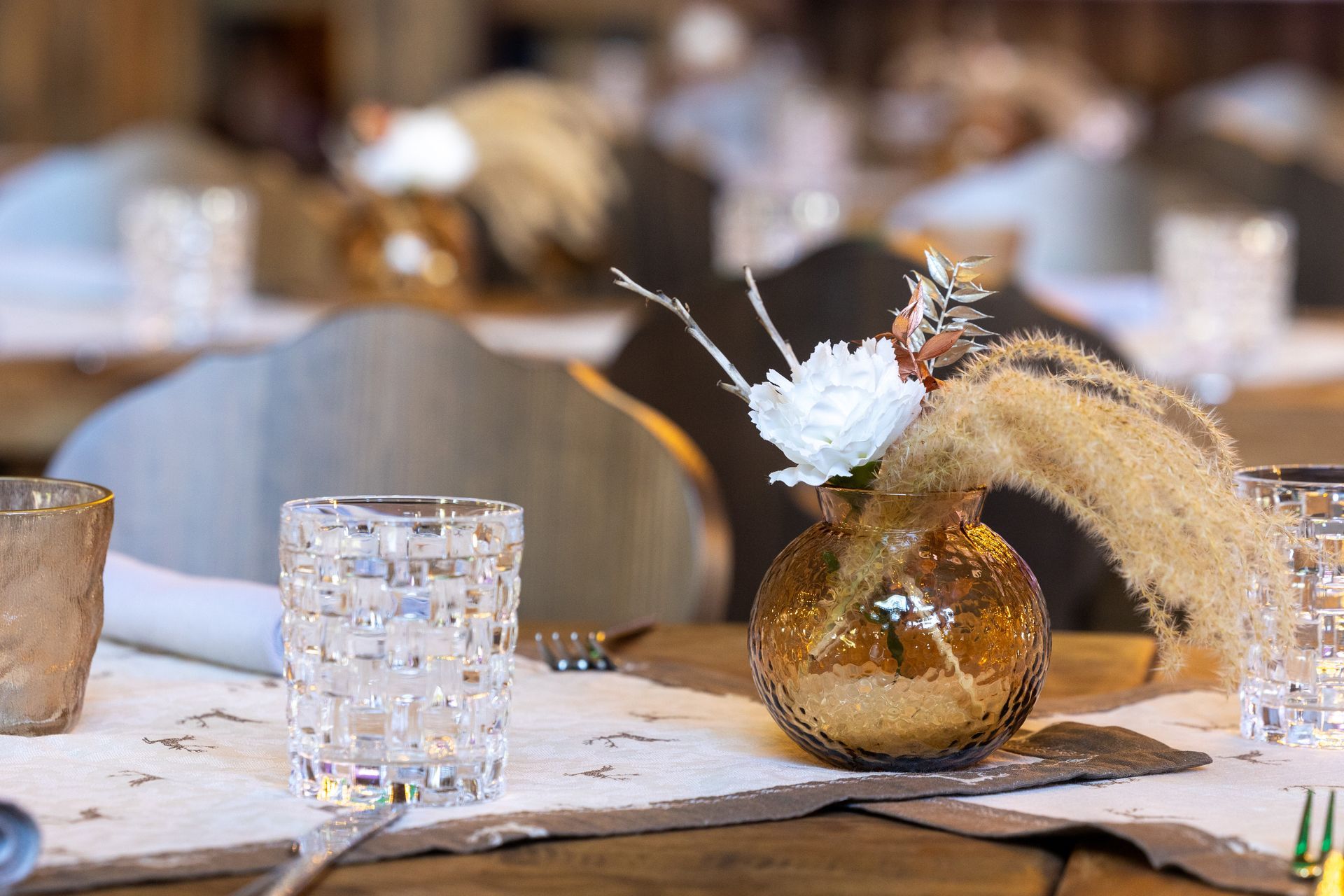 Grenz Alm - Tischdekoration