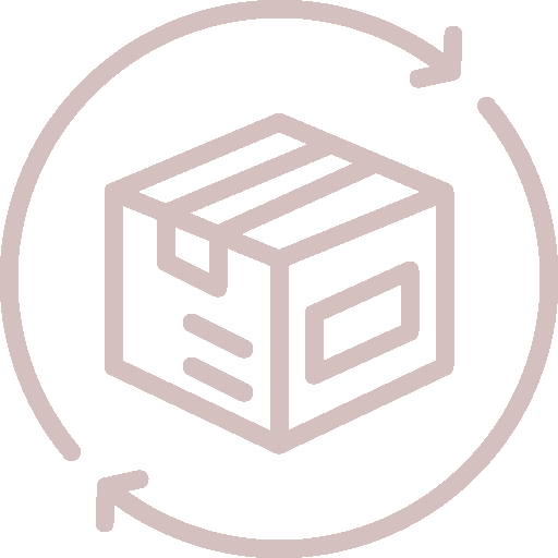 ein Symbol eines Kästchens in einem Kreis mit Pfeilen darauf