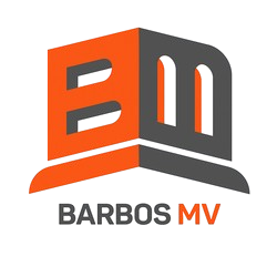 Vers Accueil Barbos MV. Logo de Barbos MV.