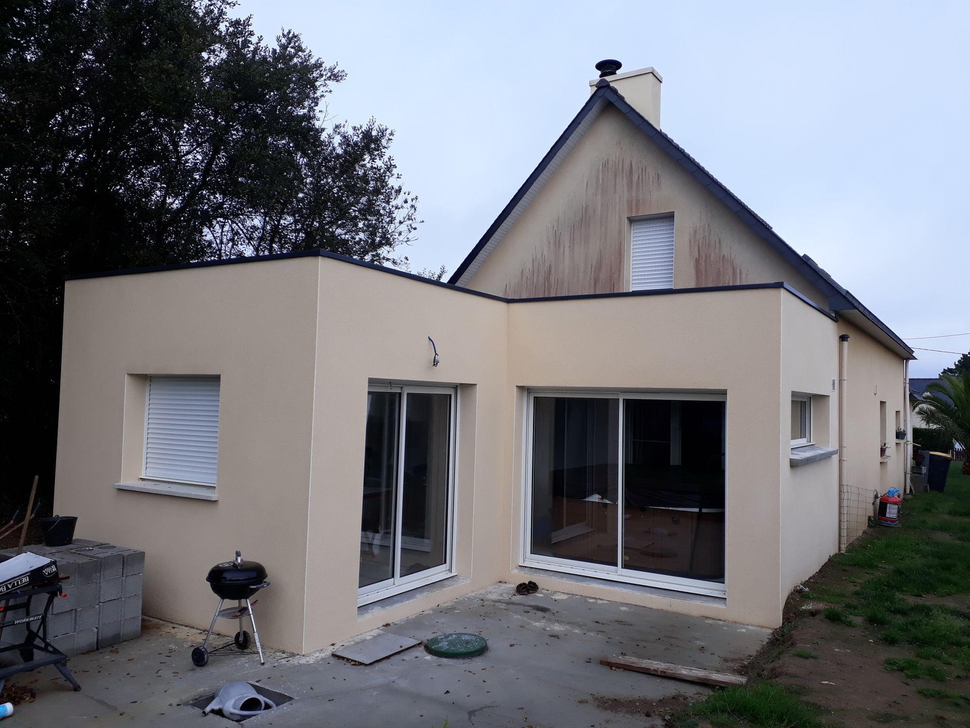 Travaux d'extension de maison à Crozon