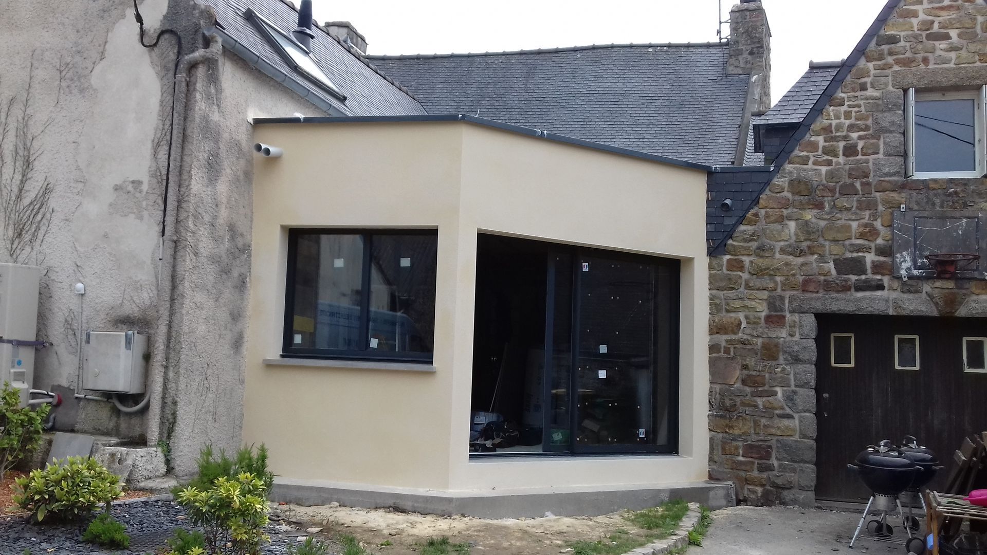 Travaux d'extension de maison à Crozon