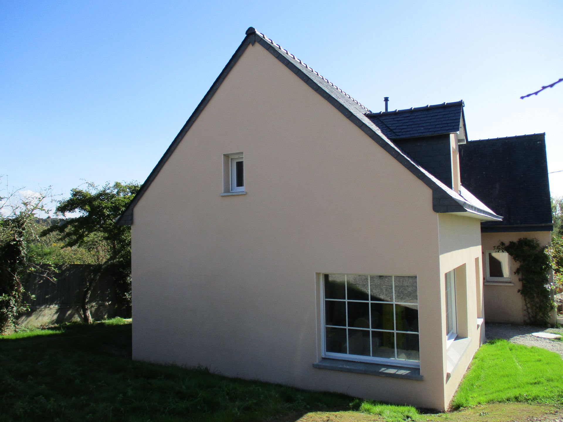 Travaux d'extension de maison à Crozon, Finistère