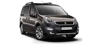 Peugeot Partner Tepee gris foncé.
