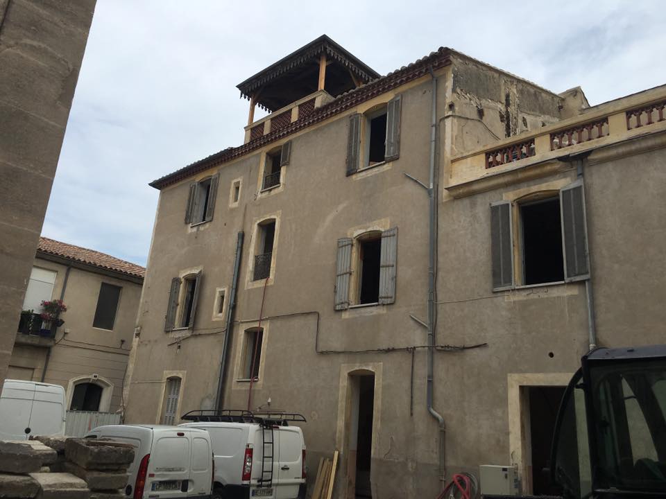 Travaux de rénovation de façade