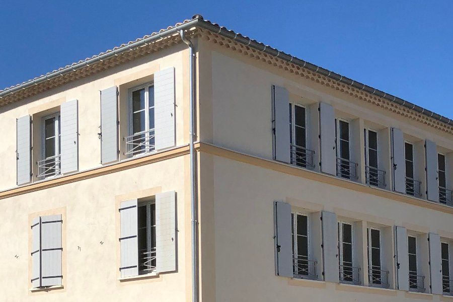 Ravalement de façade clair