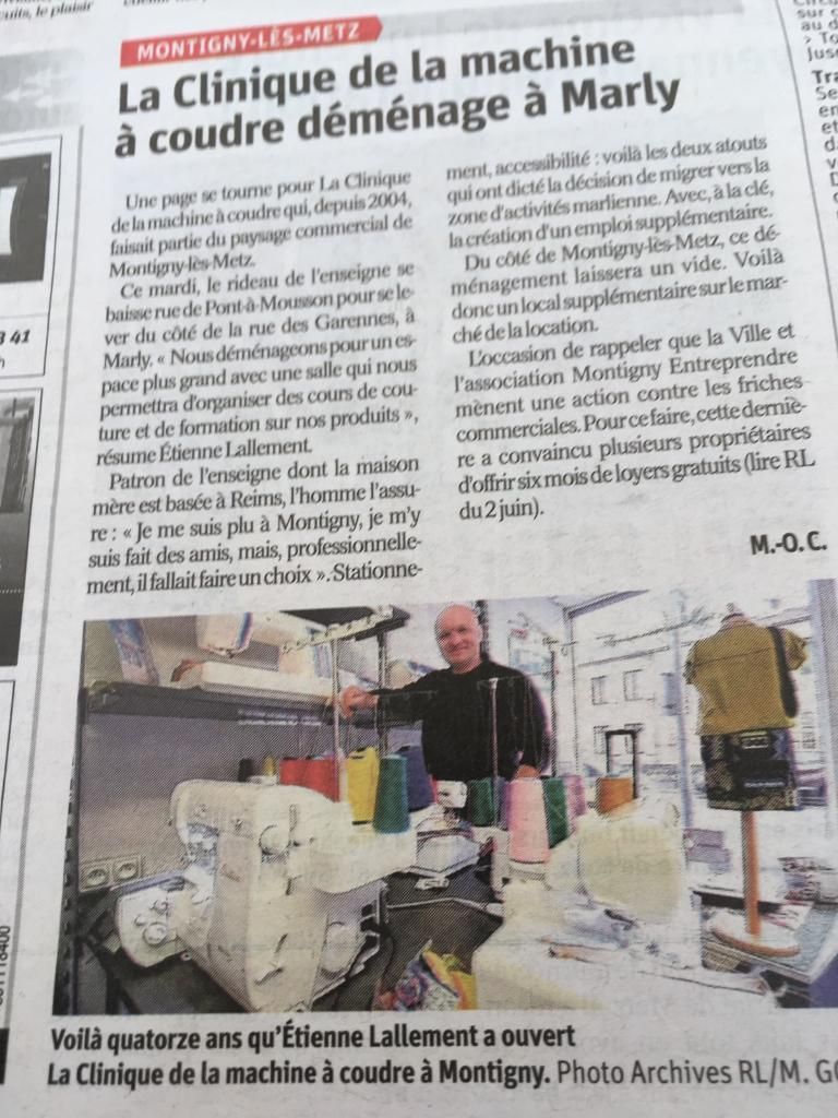 Clinique De La Machine à Coudre Marly