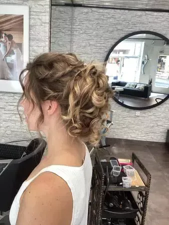 chignon de mariage