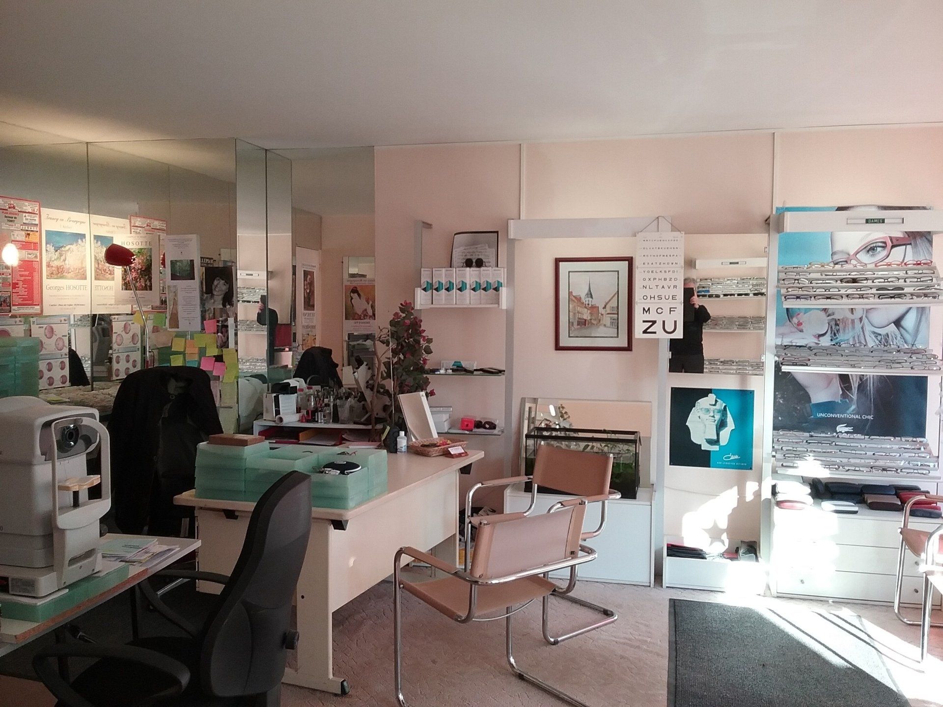 Examen de vue sur place