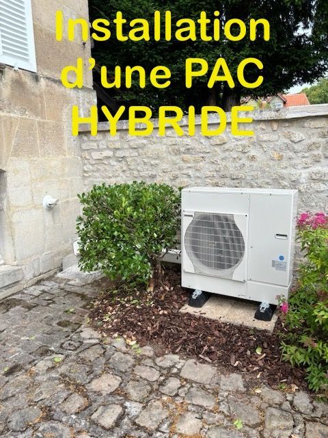 Un pac hybride en extérieur.