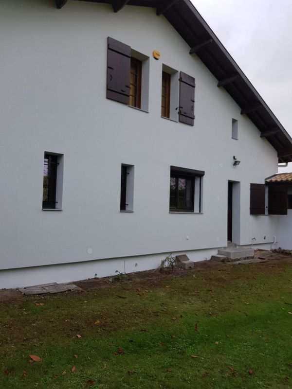 Façade fraîchement repeinte