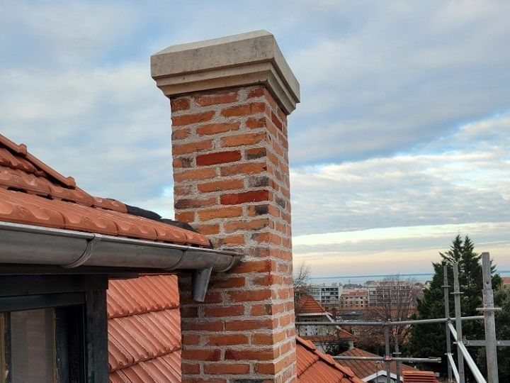 Cheminée en brique
