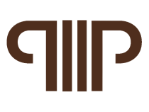 Un logotipo en blanco y negro para una empresa llamada aip.