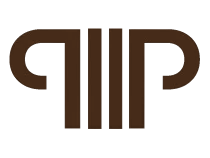 Un logotipo en blanco y negro para una empresa llamada aip.