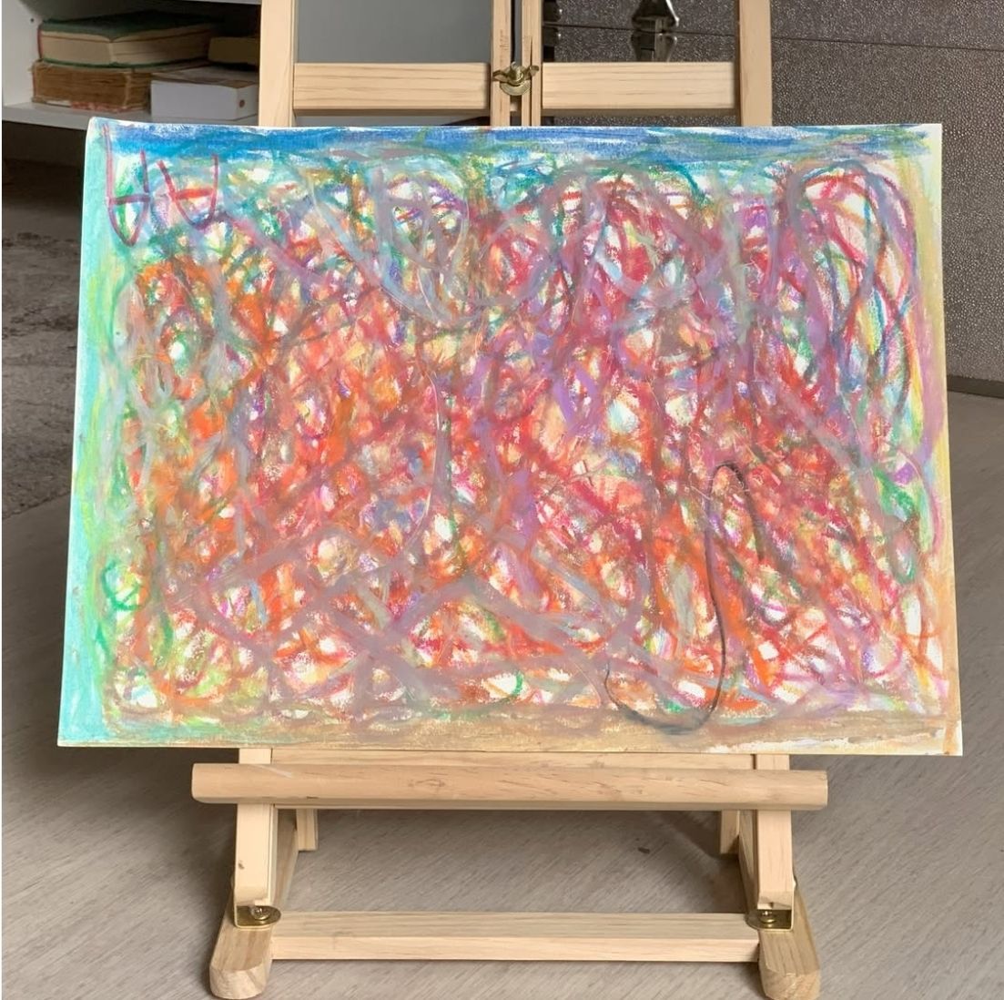 Art abstrait sur toile