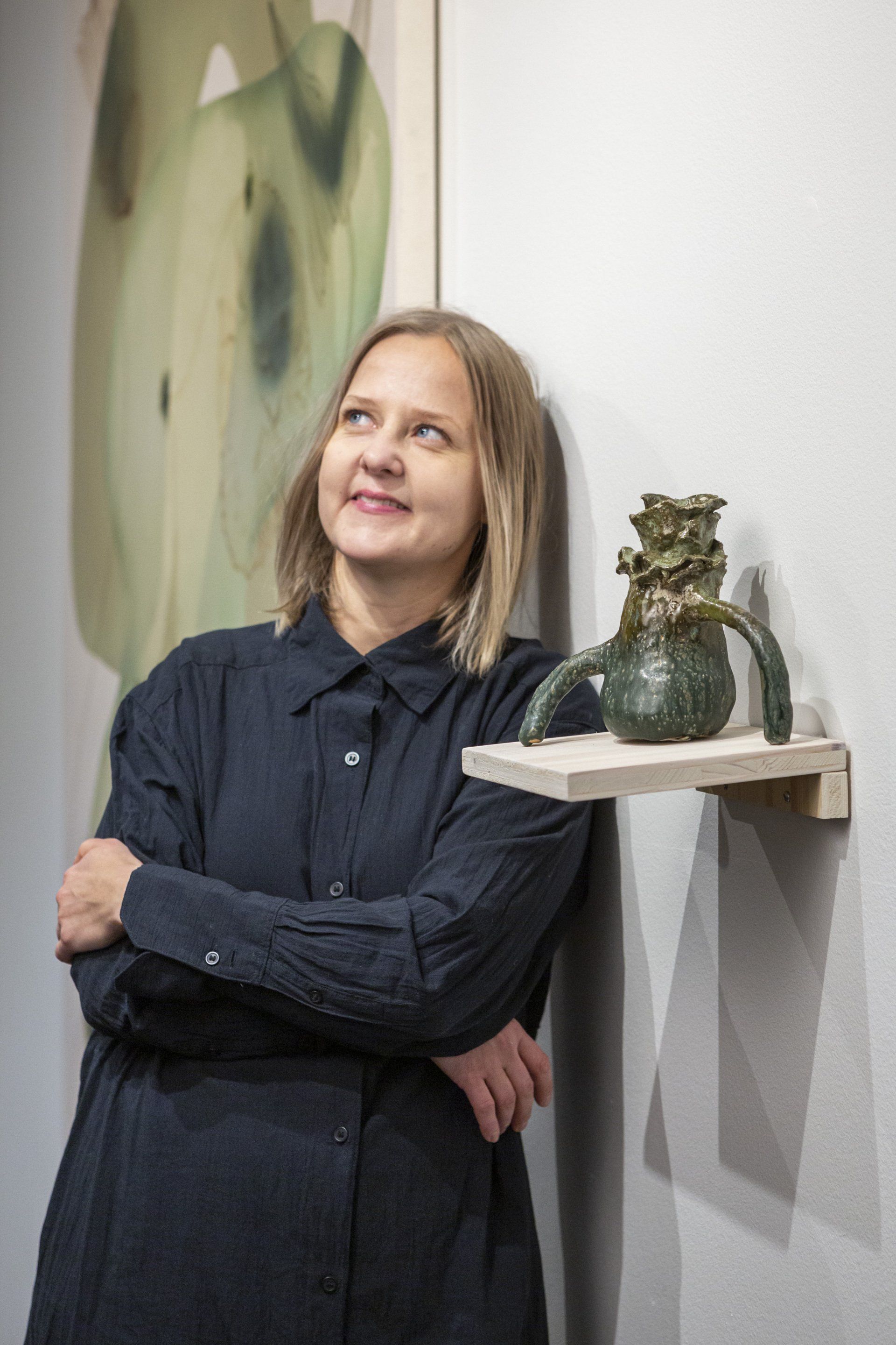 Taiteilija Hanna Kanto ja veistostaide. 