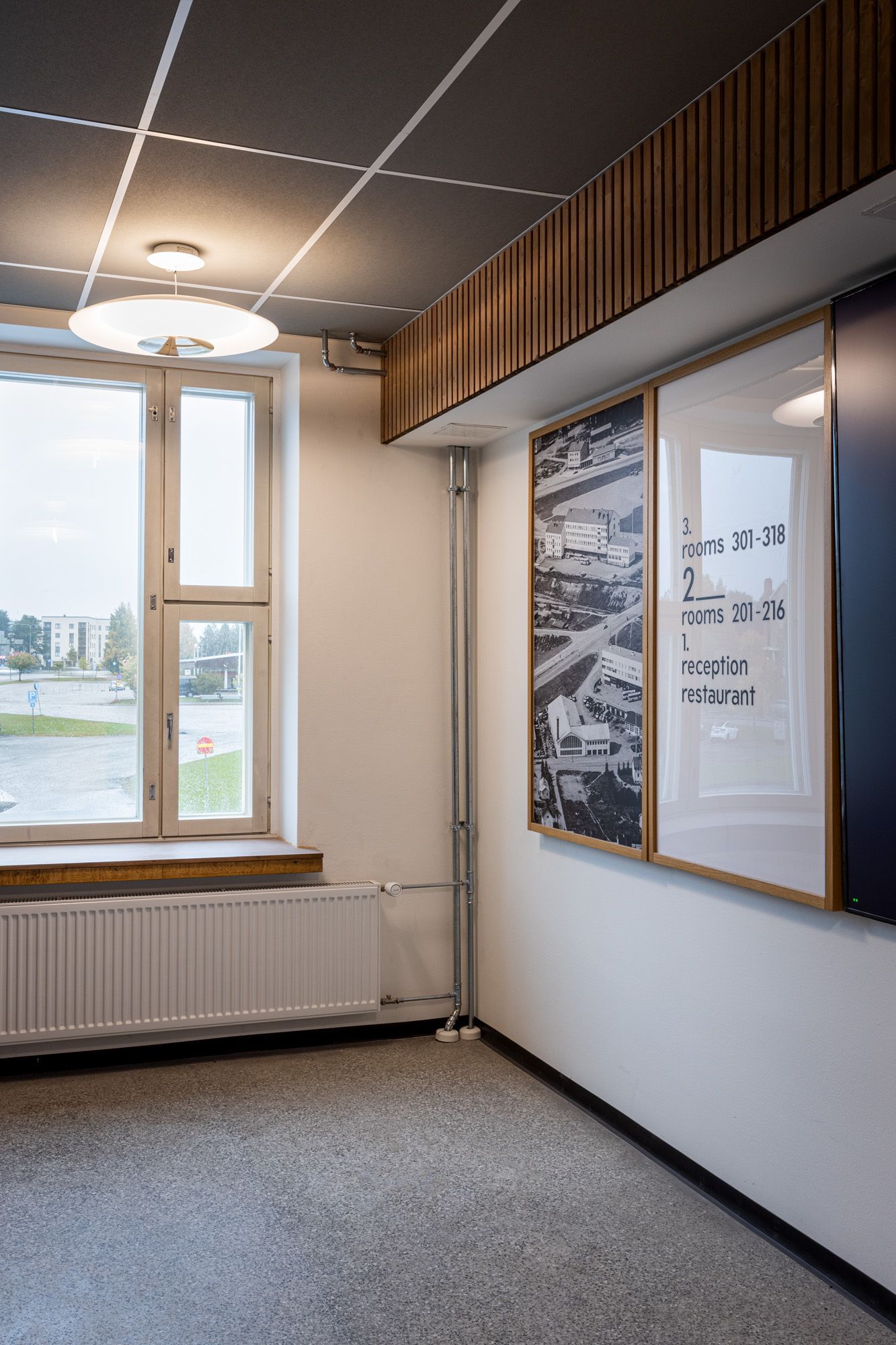 Opastesuunnittelu - hotellin kerrosopasteet