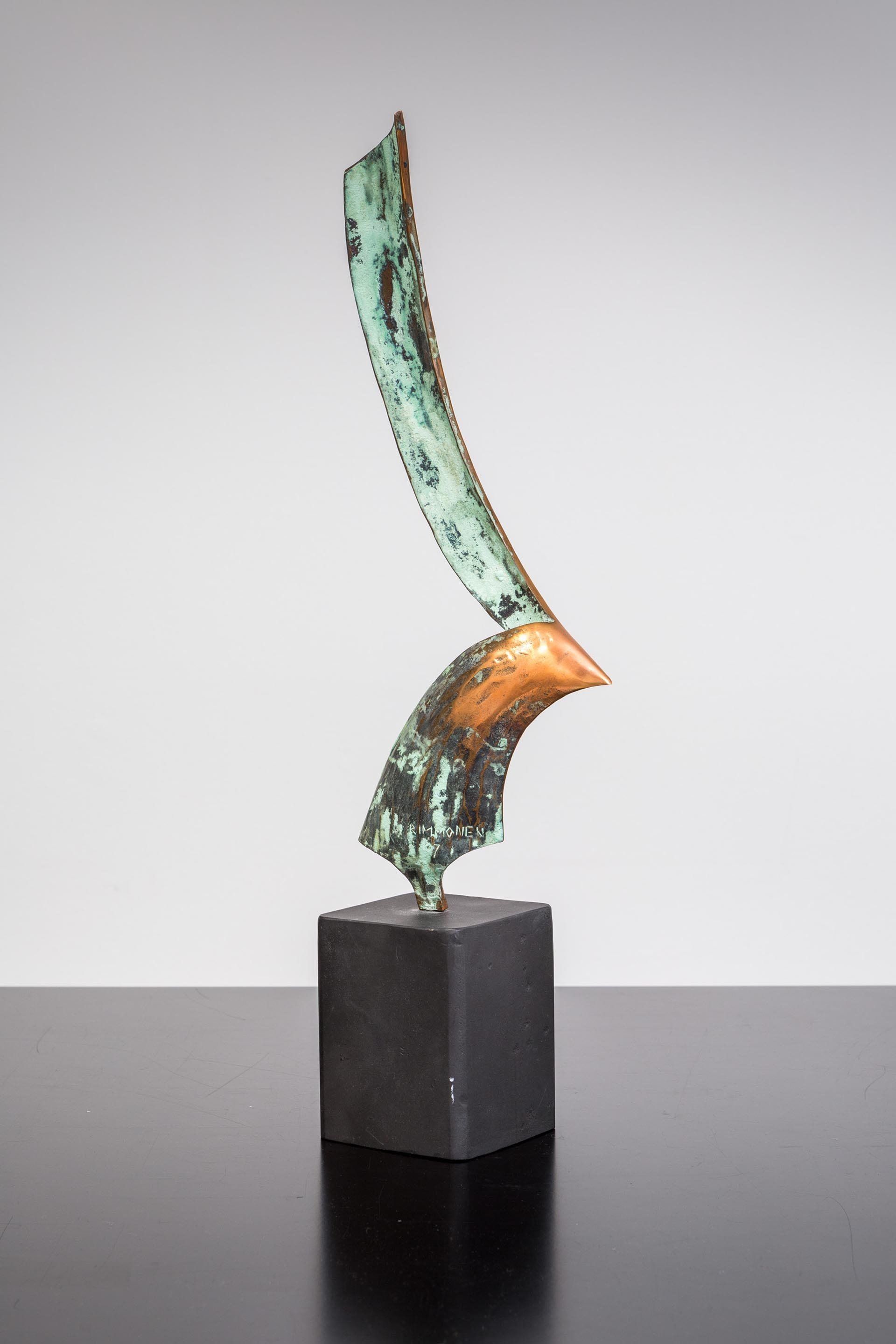 Risto Immonen - veistos muistonäyttelyssä.