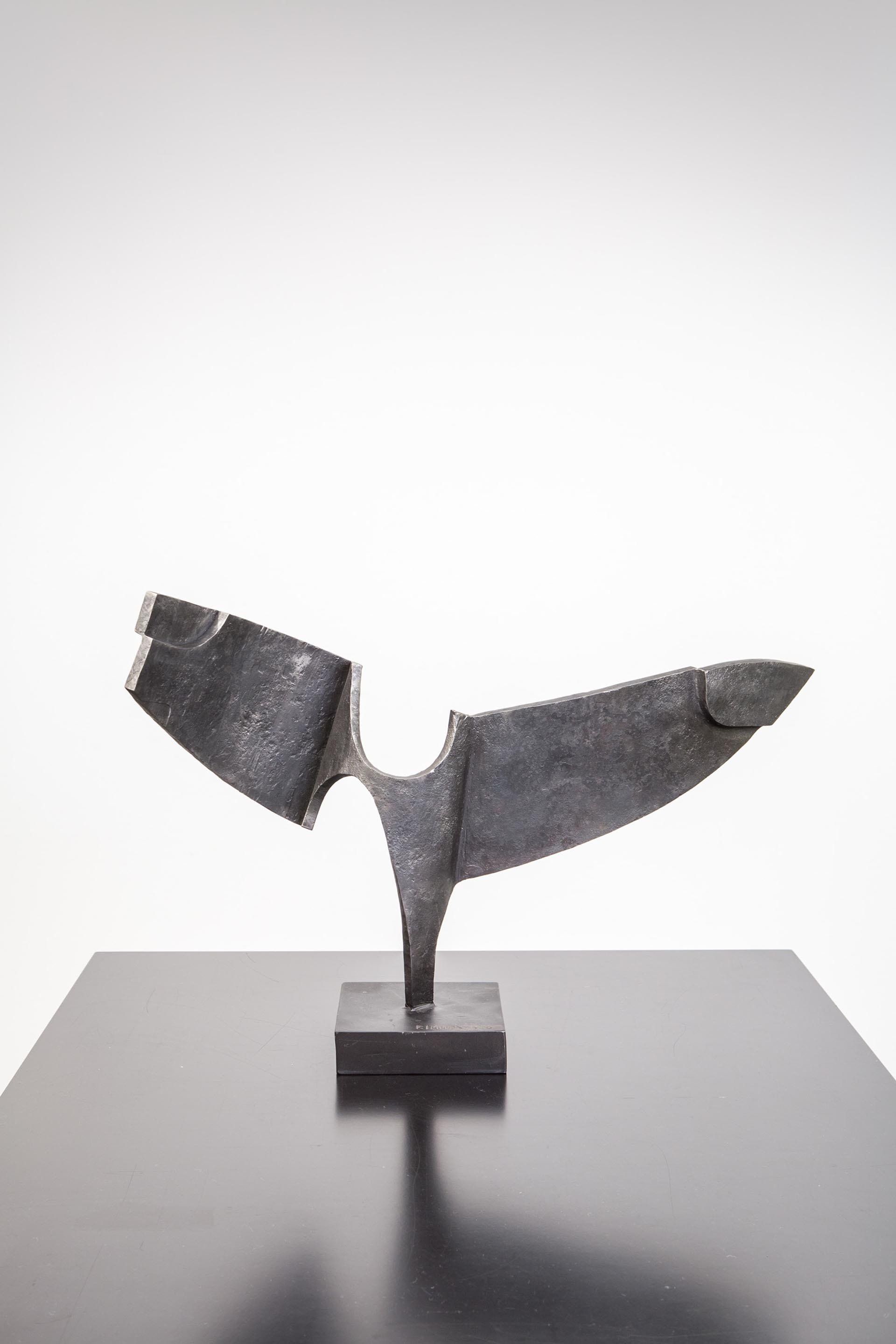 Risto Immonen rautaveistos Taivaan Aurat. 