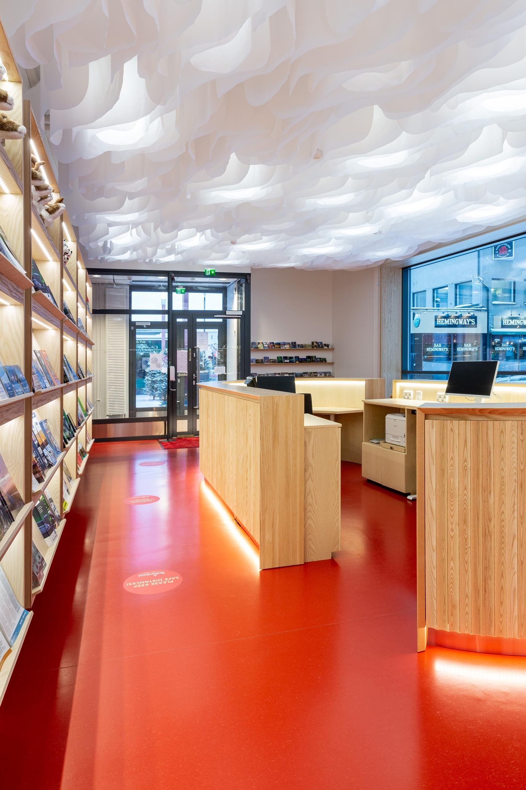 Toiminnallinen ja tehokas palvelupiste. 