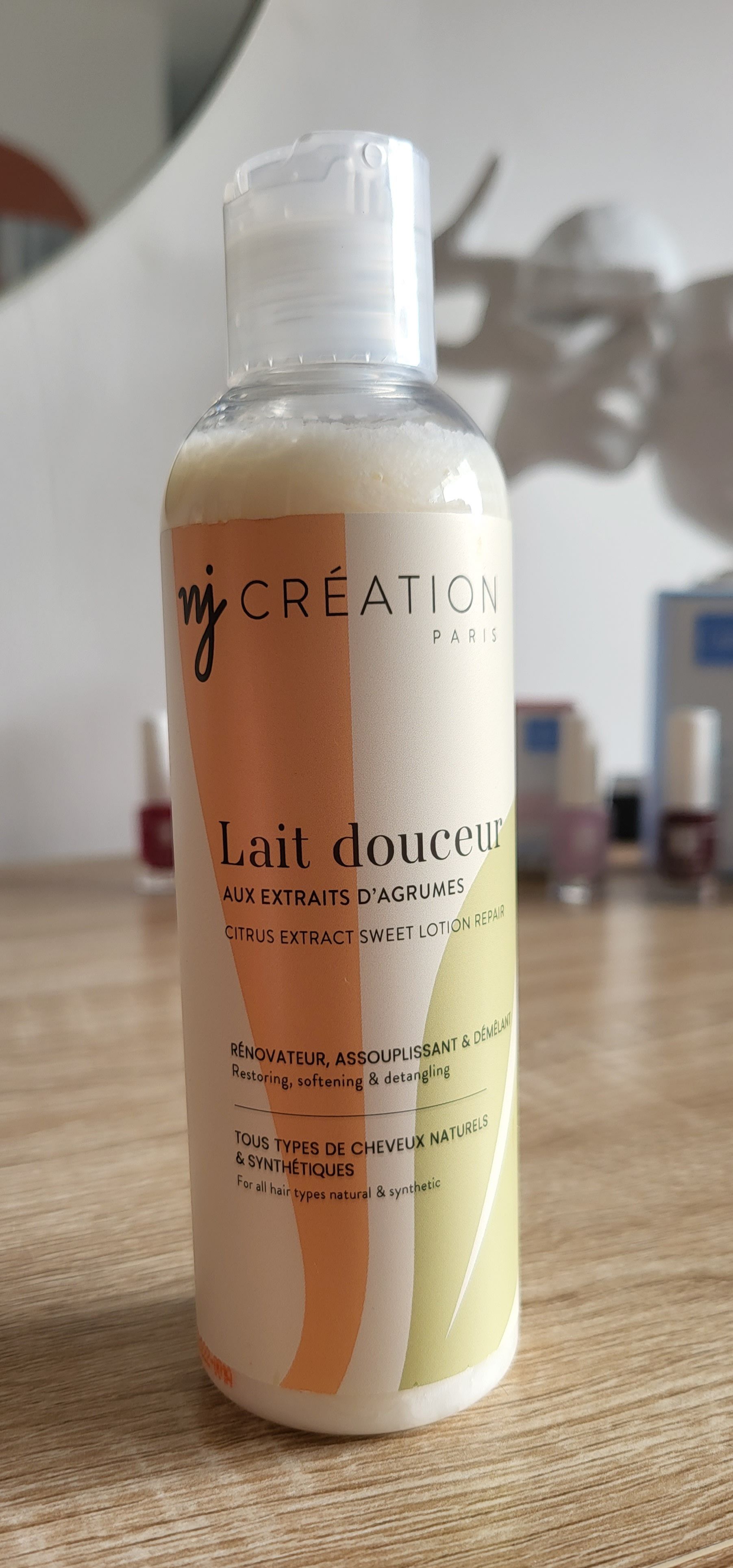 Lait douceur aux agrumes