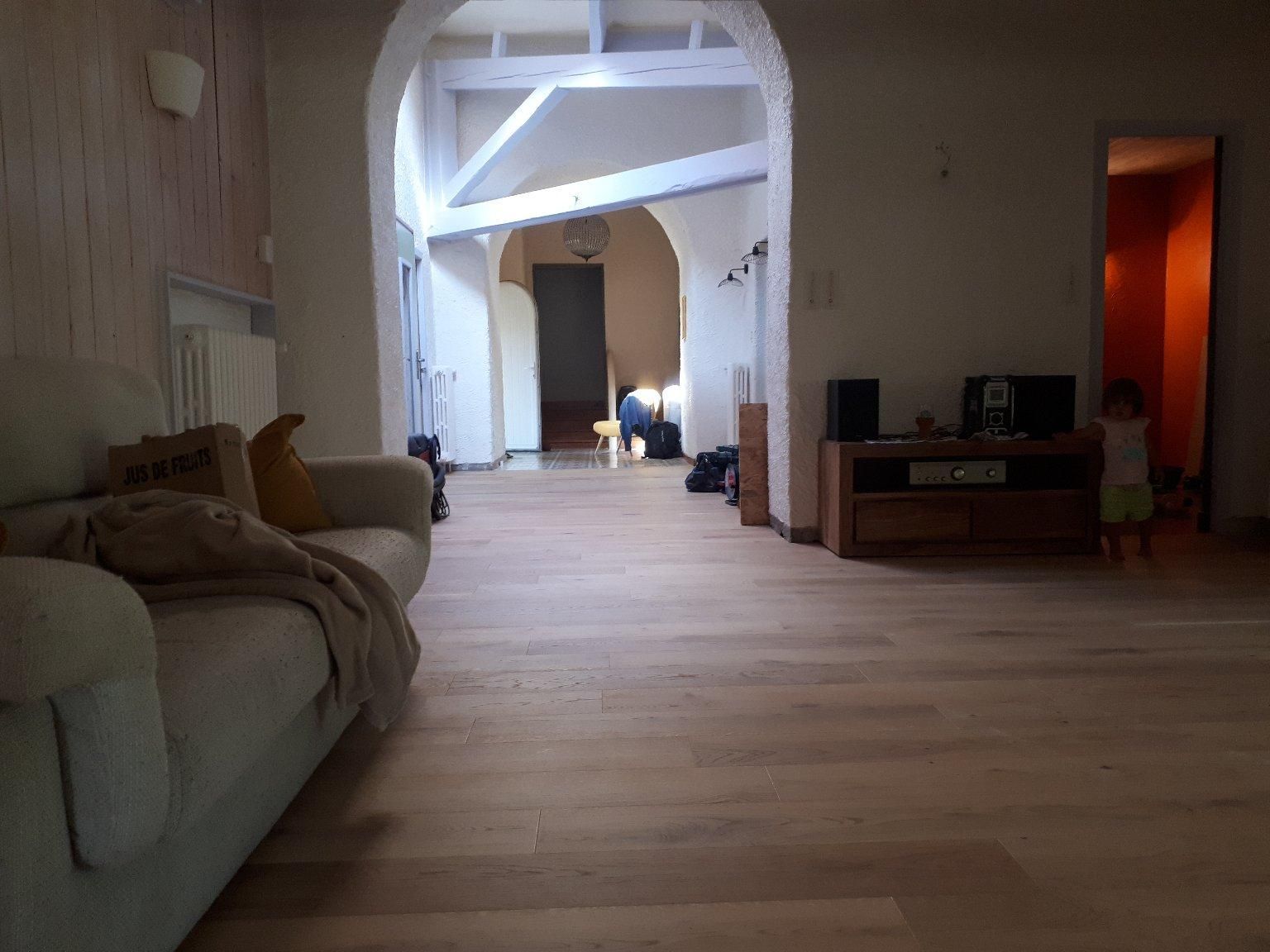 Pose de parquet flotant