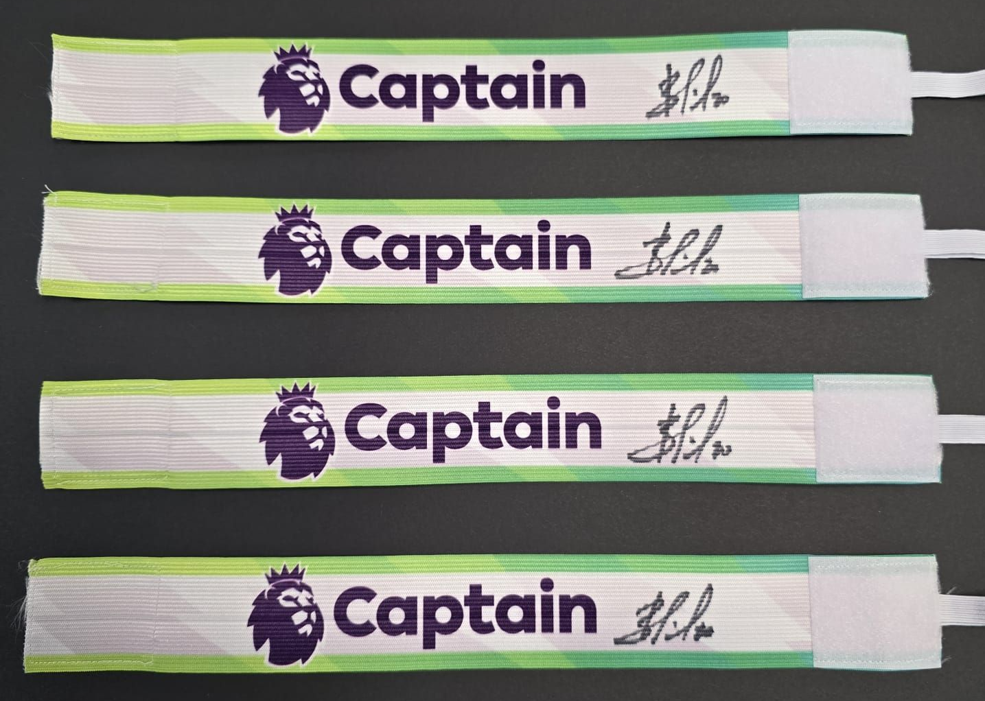 Bernardo Silva Match Worn & Signed Captain’s Armbands – 2025/26 Season
