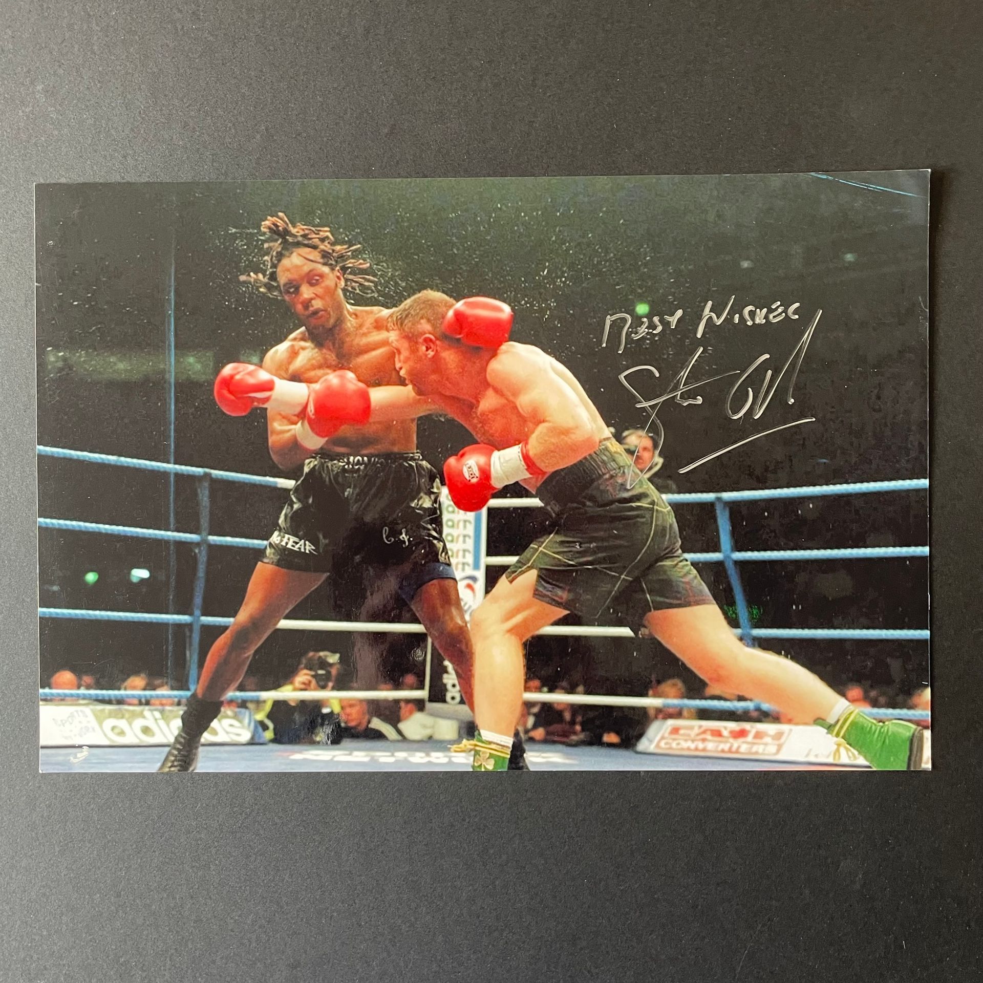 Steve Collins Signed Photo