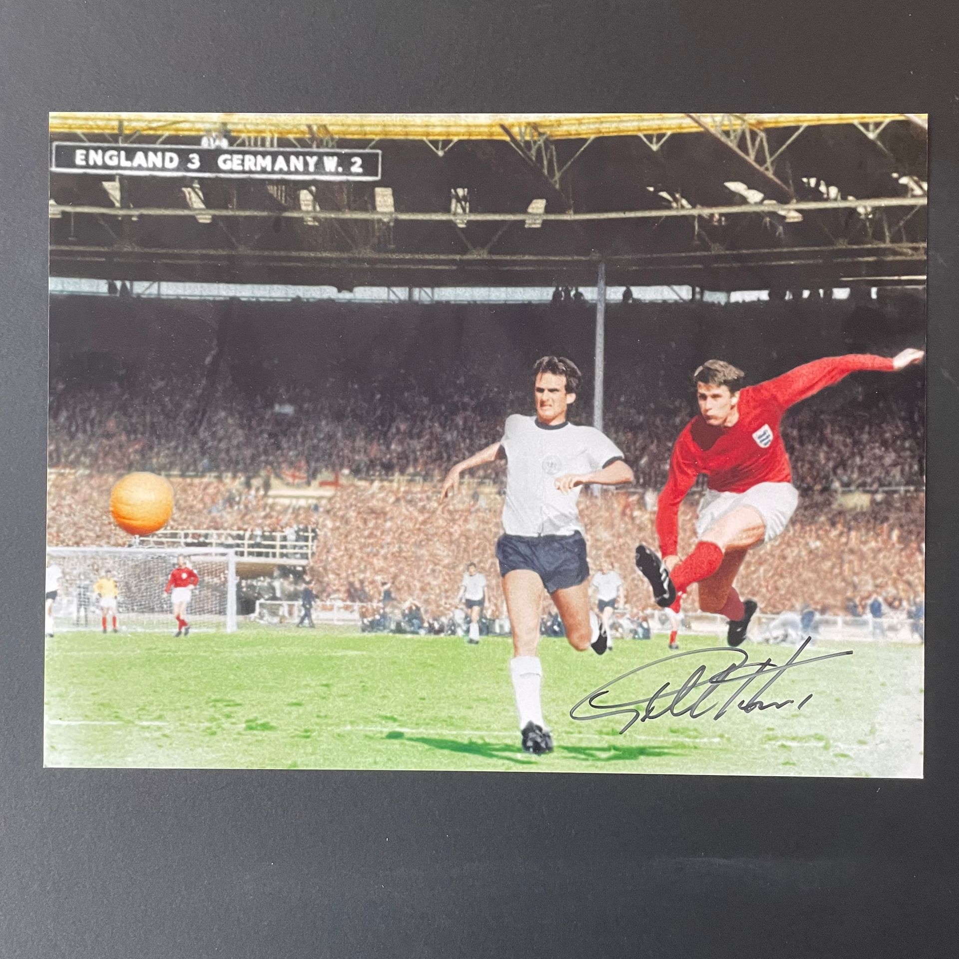 Sir Geoff Hurst Signed Photographs