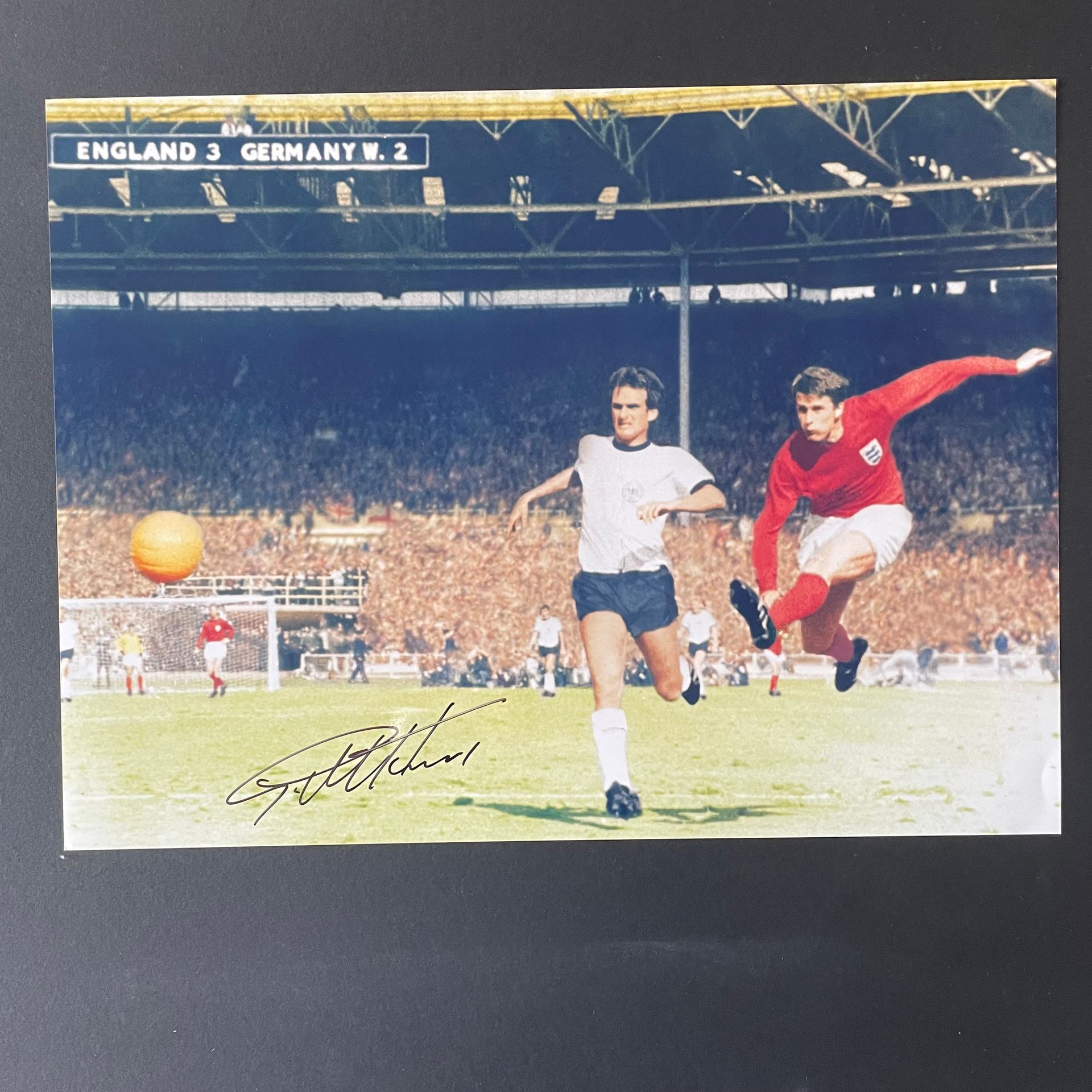Sir Geoff Hurst Signed Photographs