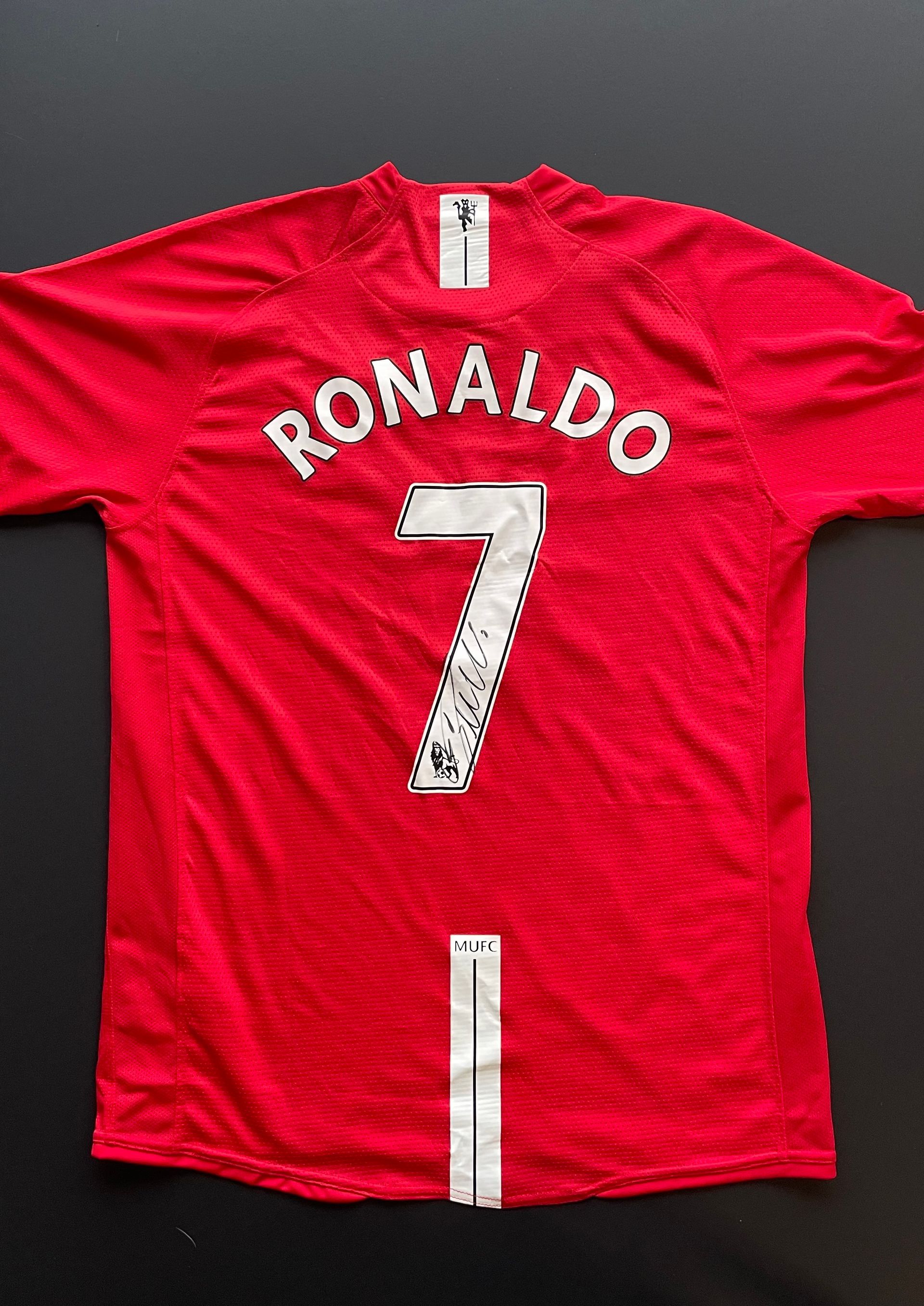 Signed Cristiano Ronaldo Replica Shirt