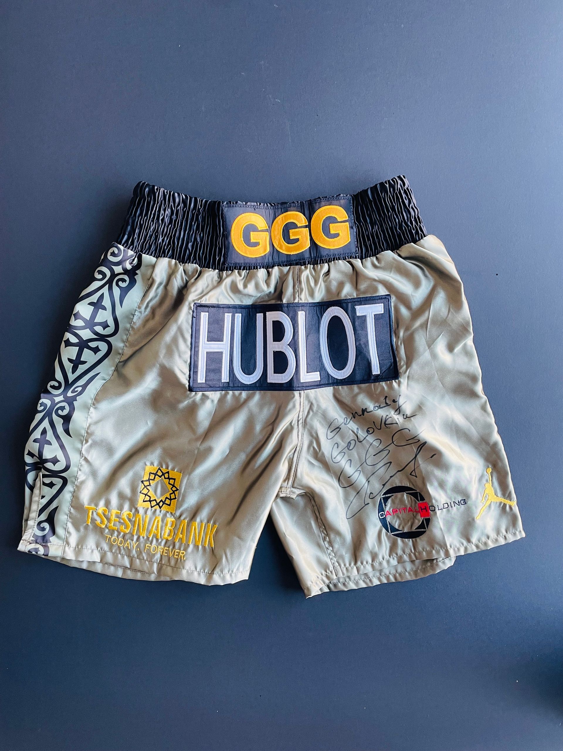 Gennady GGG Golovkin signed shorts