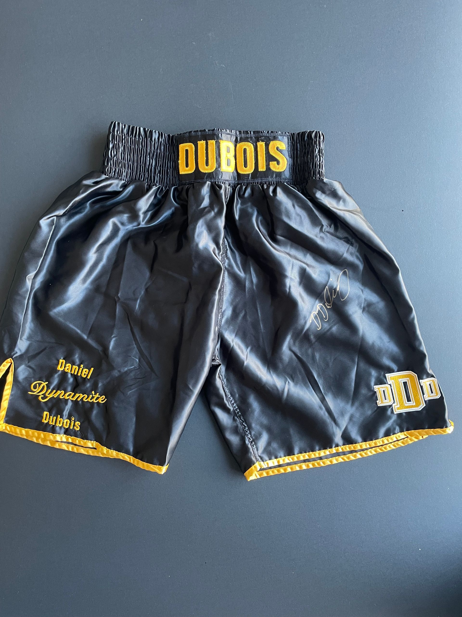 Daniel Dubois Signed Boxing Shorts