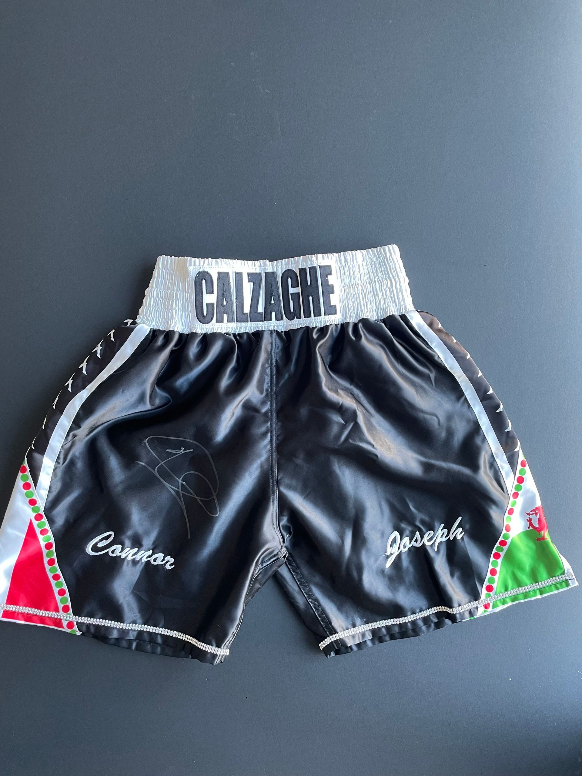 Joe Calzaghe Signed Boxing Shorts