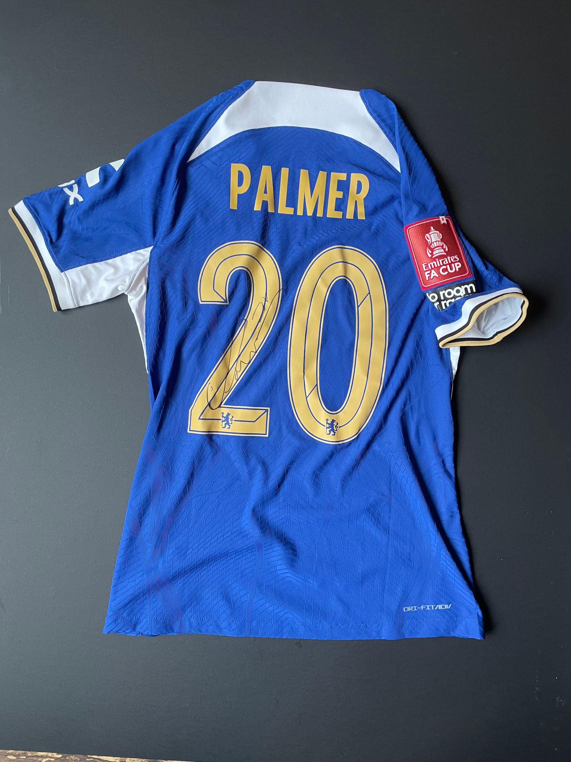 Cole Palmer Signed Personal Match Prepared Shirt 2023-24 season