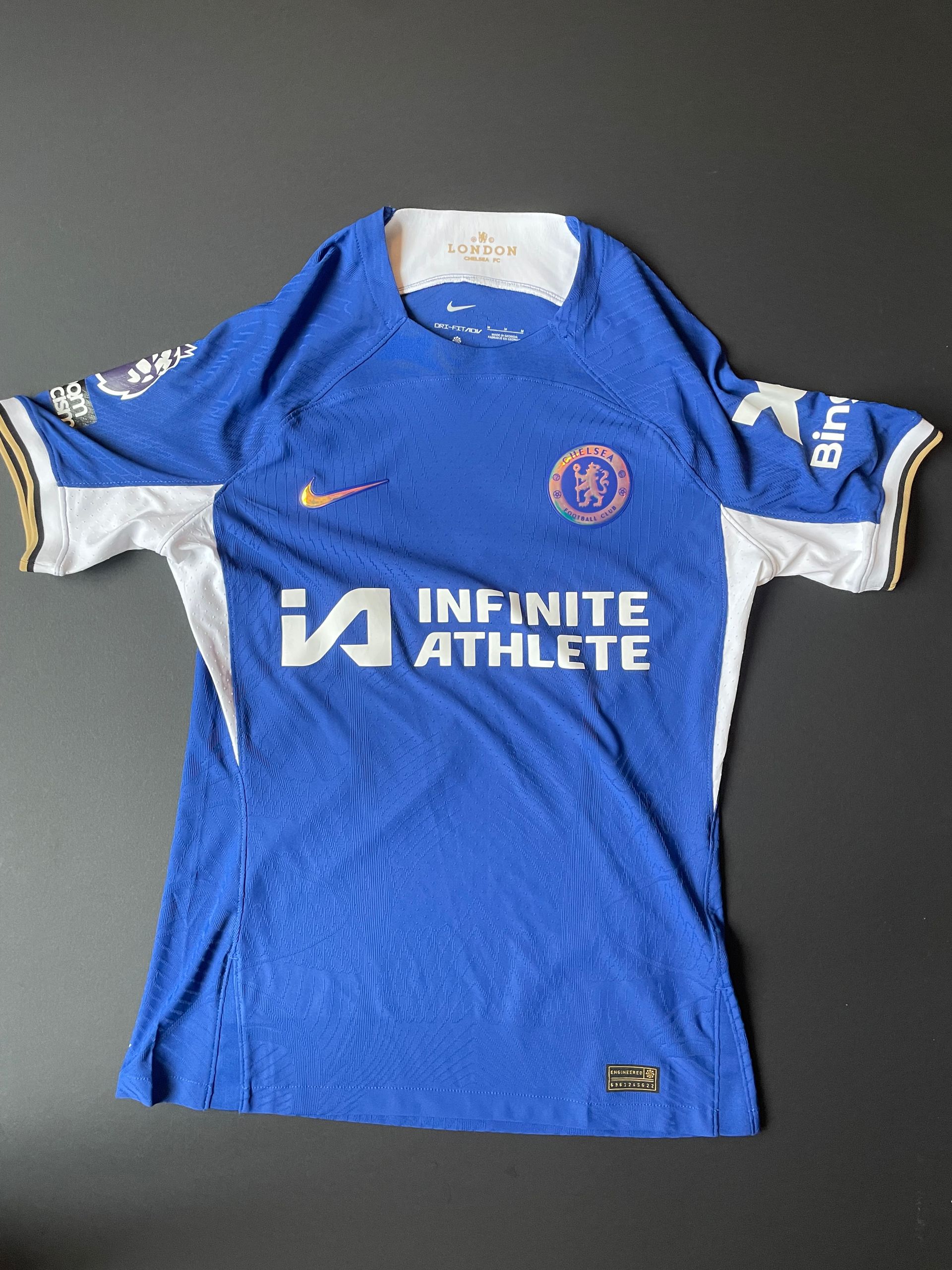 Cole Palmer Match Issue and Signed Chelsea 2023–24 Season Home Shirt (With COA)