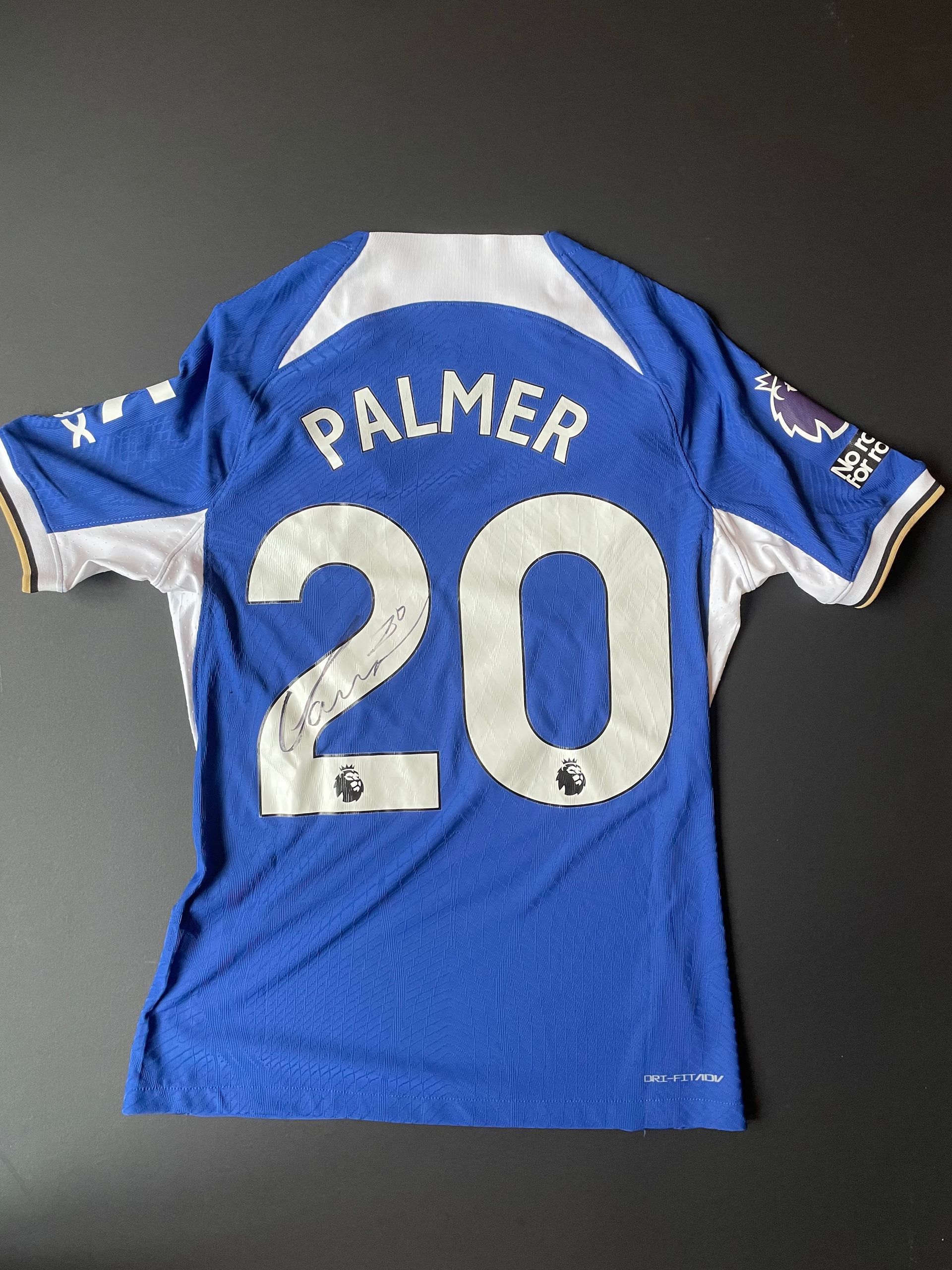 Cole Palmer Match Issue and Signed Chelsea 2023–24 Season Home Shirt (With COA)