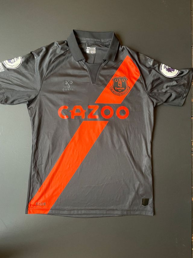 エヴァートン アウェイシャツ ANDRÉ GOMES 21 Andre Gomes Match Issue Everton 2021–22 Away Shirt