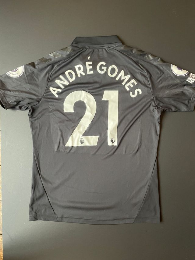 Andre Gomes Match Issue Everton 2021–22 Away Shirt