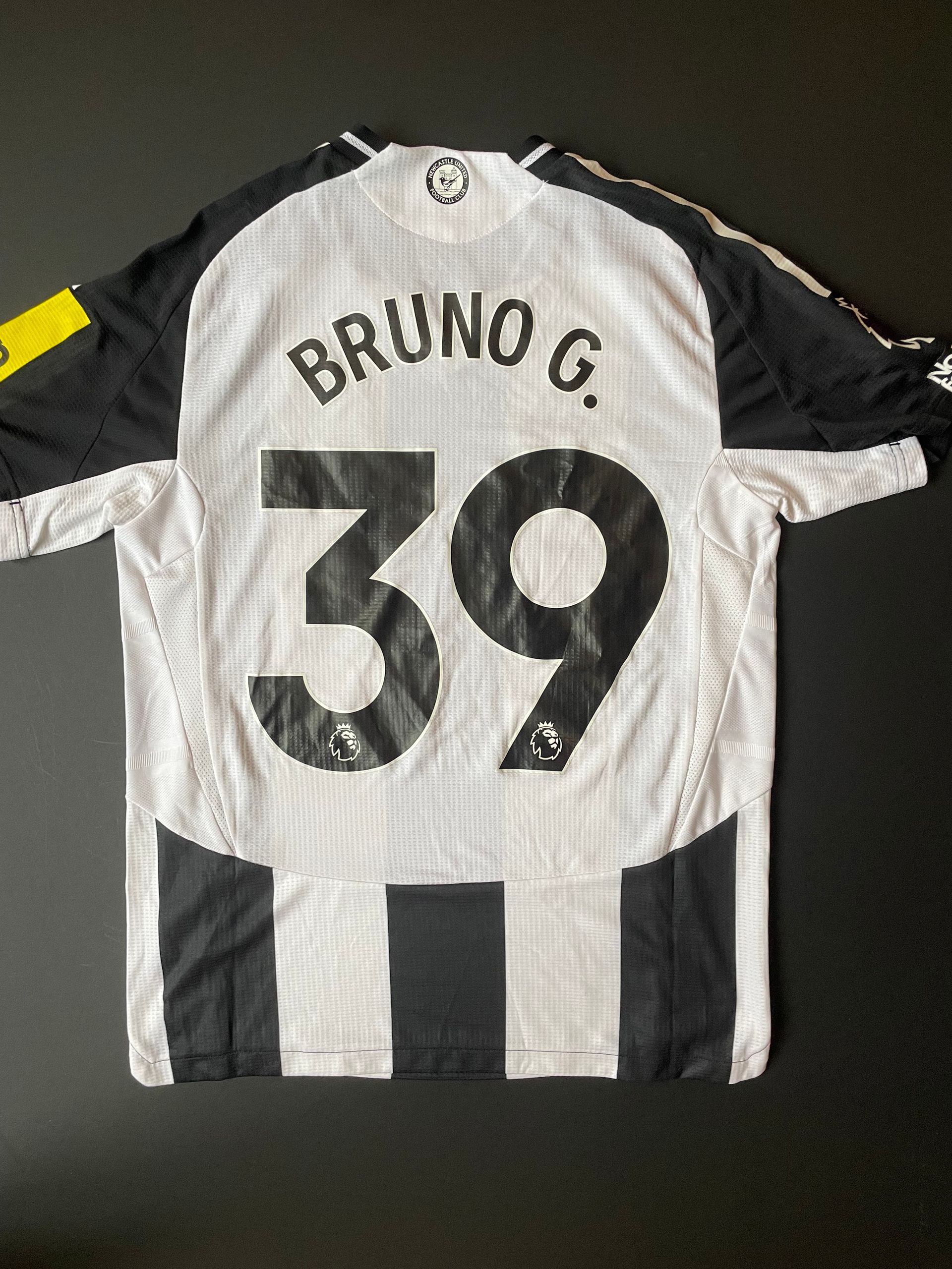 Bruno Guimarães 2024-25 Newcastle United Match Issue Home Shirt