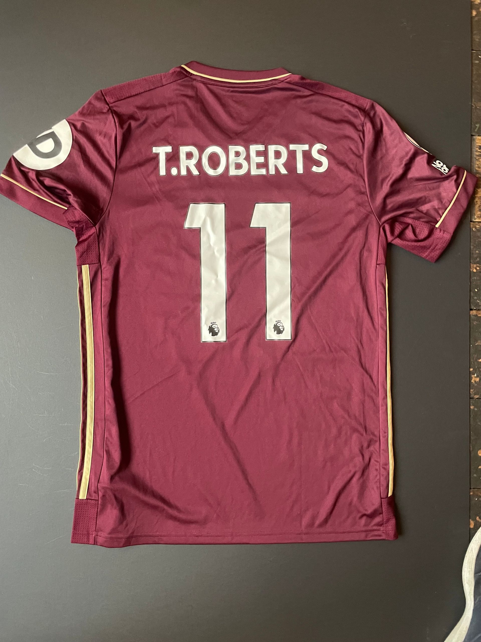 Tyler Roberts Match Issue Leeds United 2020–21 Away Shirt
