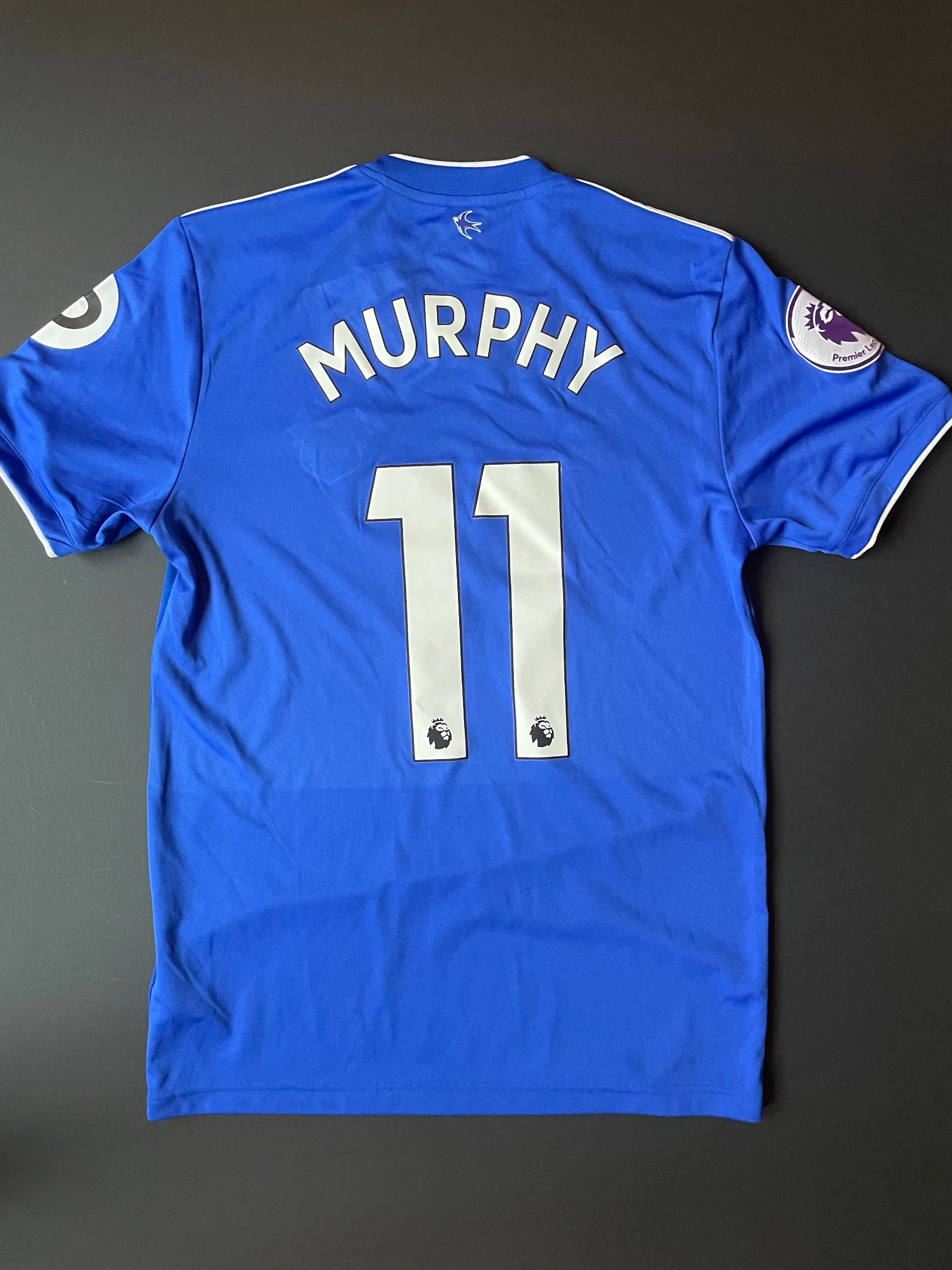 Josh Murphy Match Issue 2018–19 Cardiff City Home Shirt