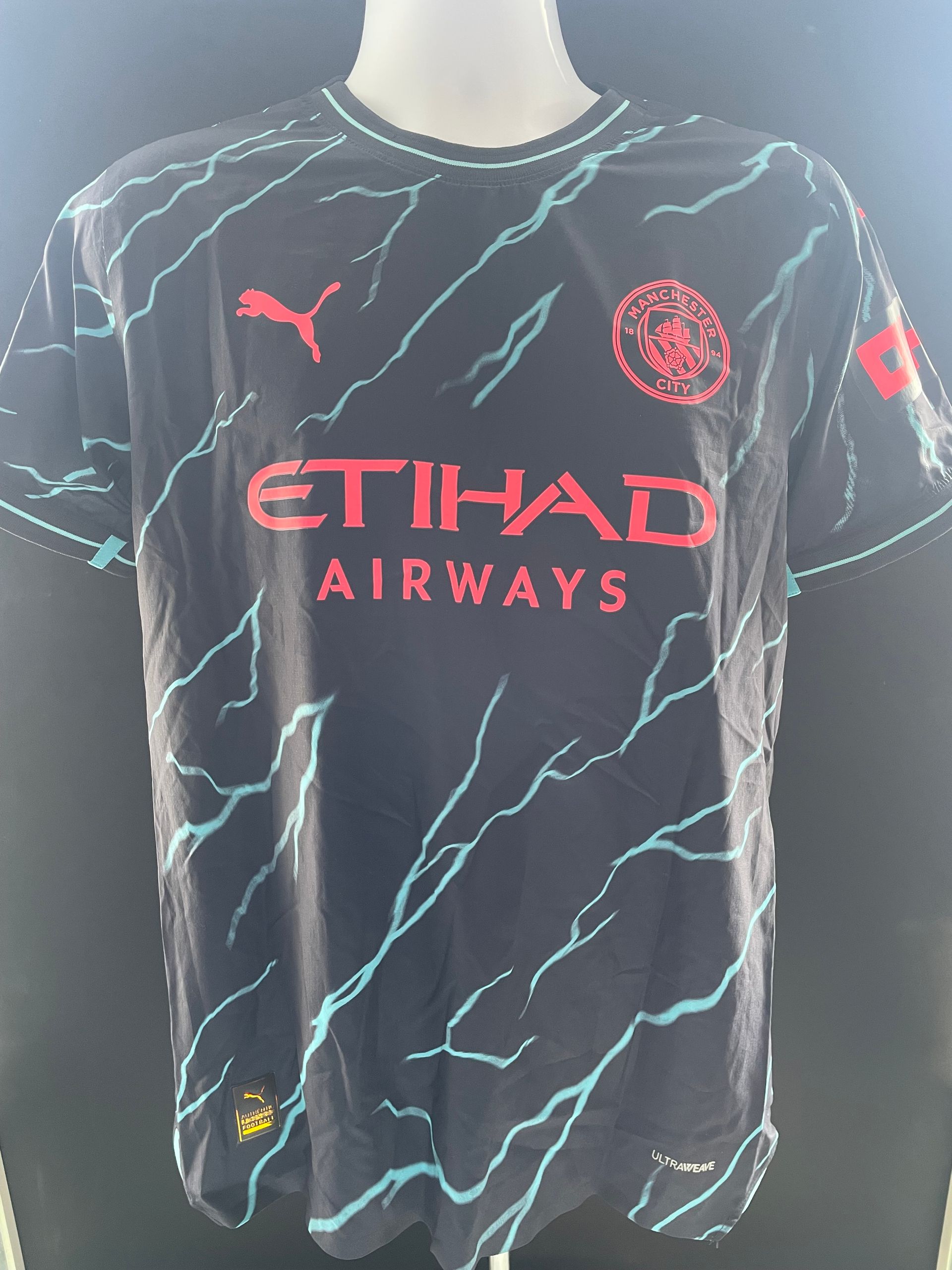 Jack Grealish Match Issue Manchester City 2023-24 Third Shirt