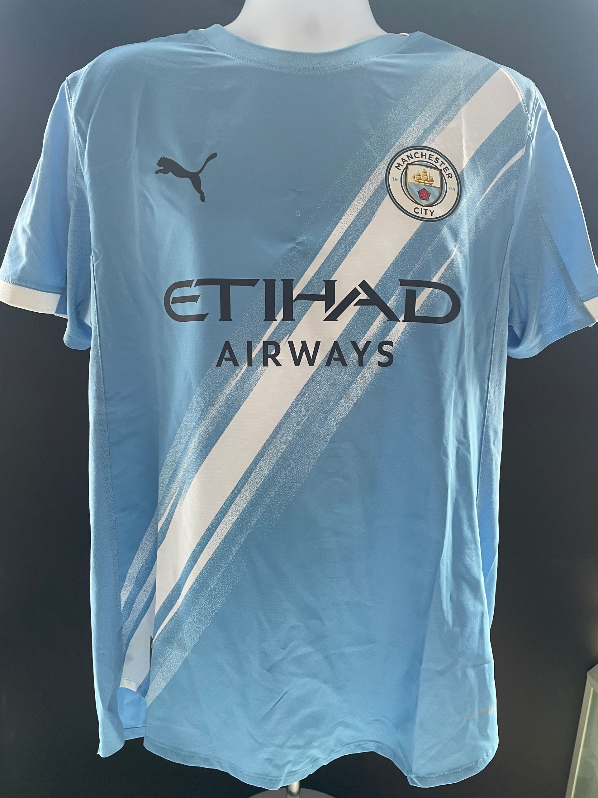 Reijnders Signed Manchester City 2025–26 Home Shirt