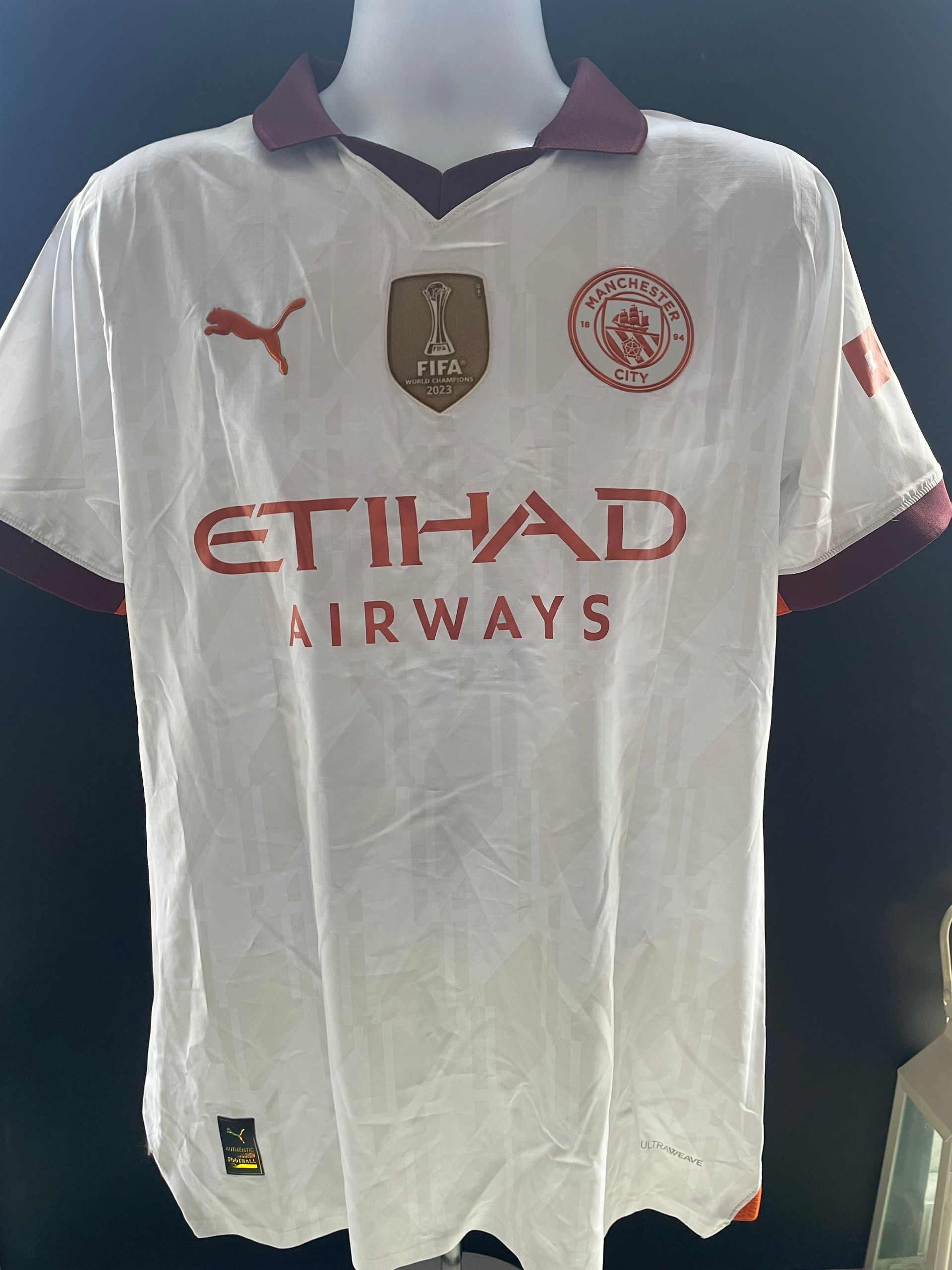 Kevin De Bruyne (Match Issue) Manchester City 2023–24 Away Shirt