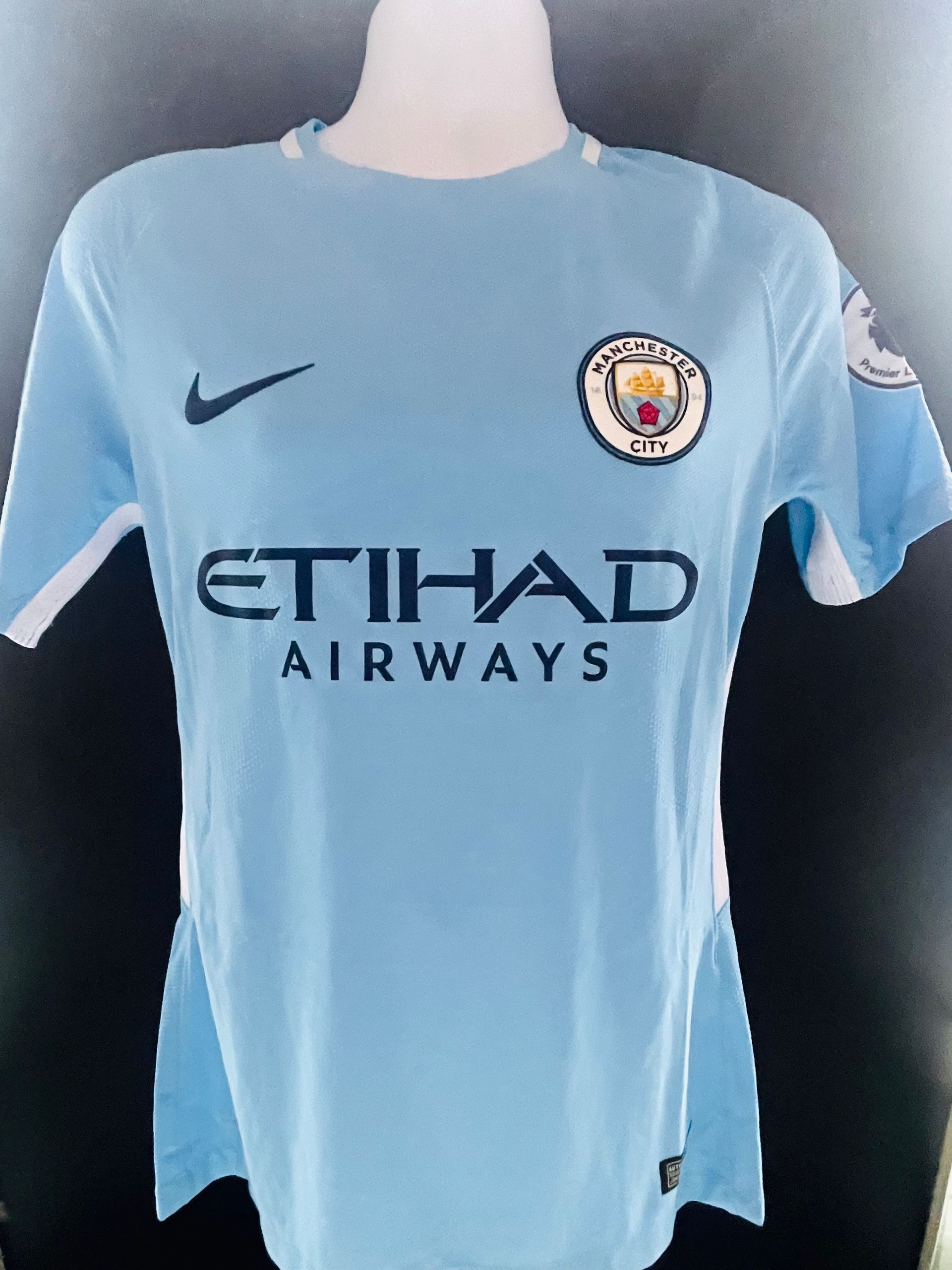 Raheem Sterling 2019-20 Manchester City Home Shirt (Player Issue)