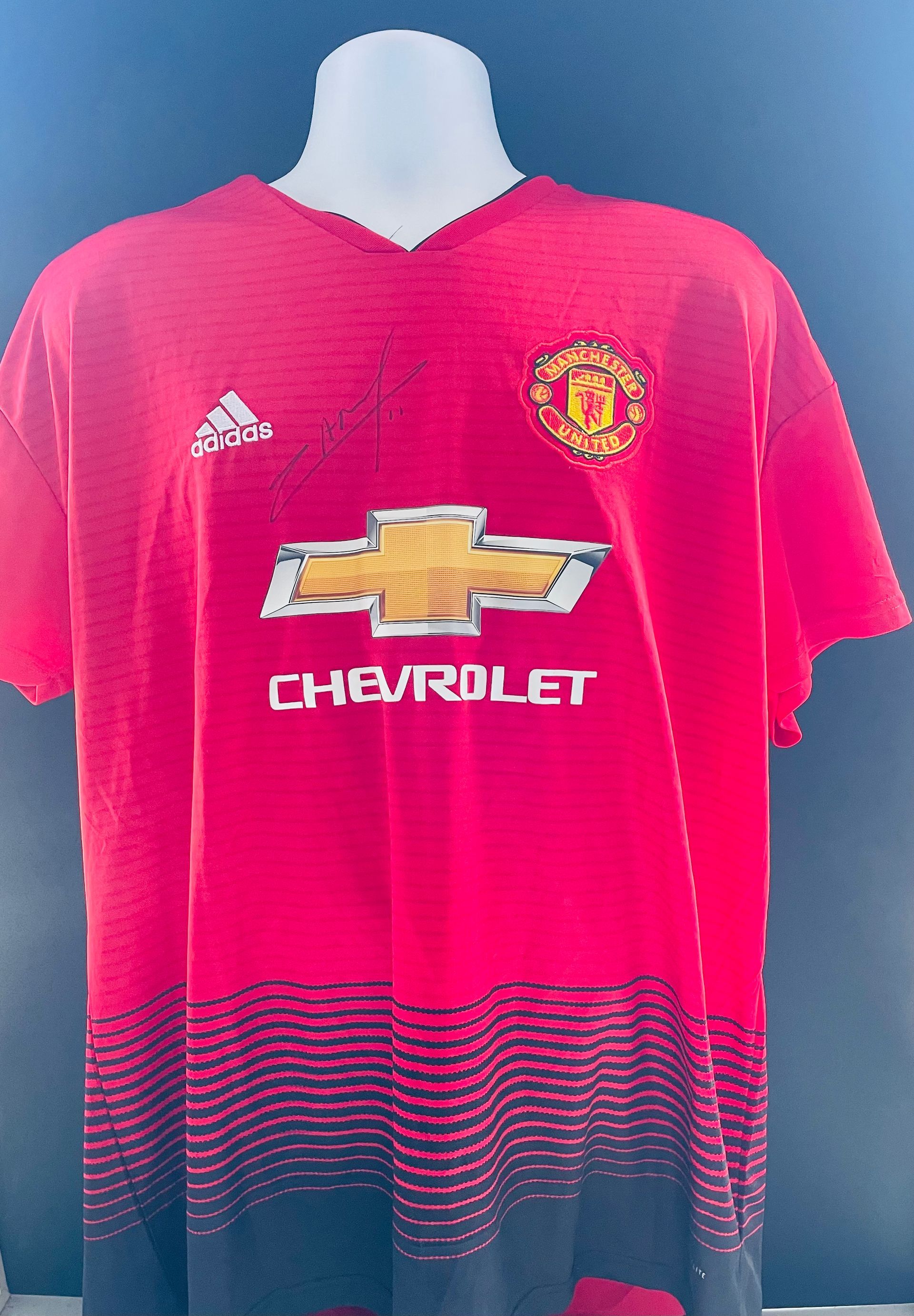 Anthony Martial Signed Manchester United Shirt – Hand Signed with COA