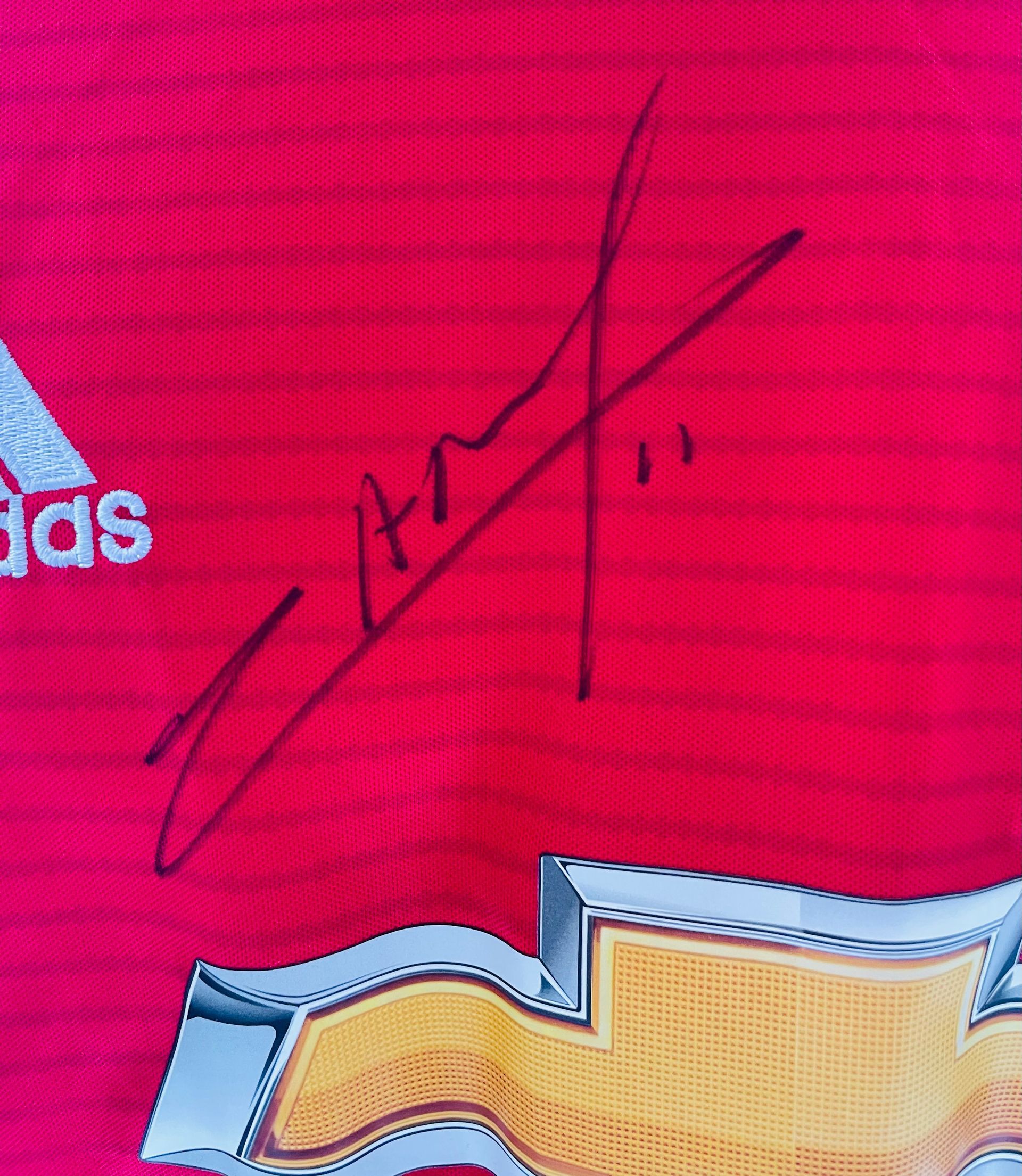 Anthony Martial Signed Manchester United Shirt – Hand Signed with COA